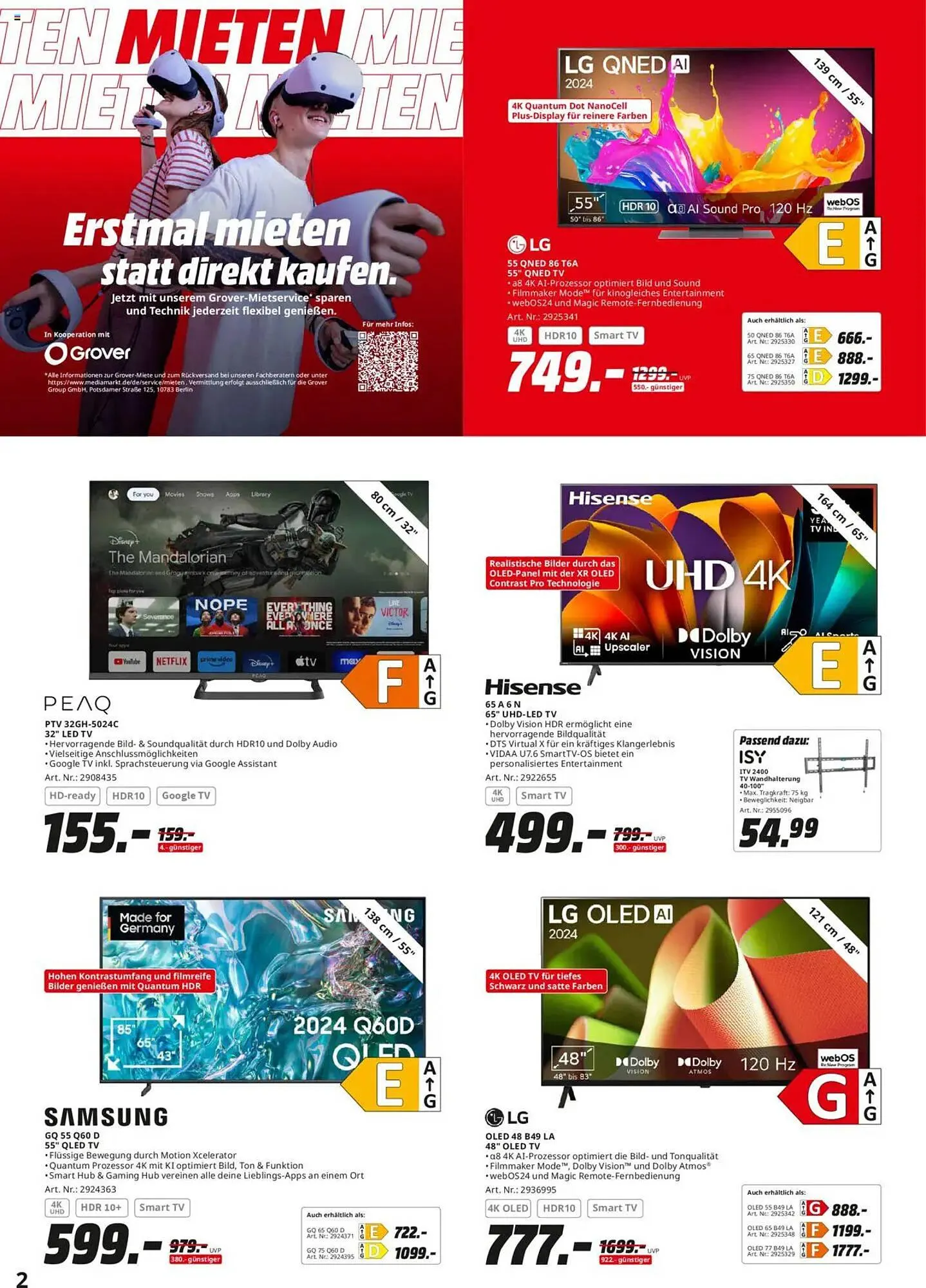 Saturn Prospekt von 24. April bis 3. Mai 2025 - Prospekt seite 2