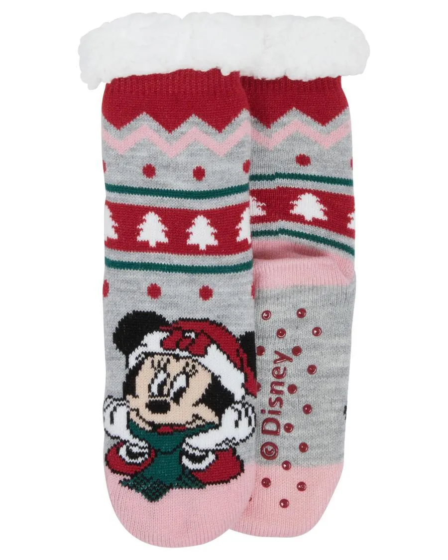Minnie Mouse Lizenz Socken Weihnachten