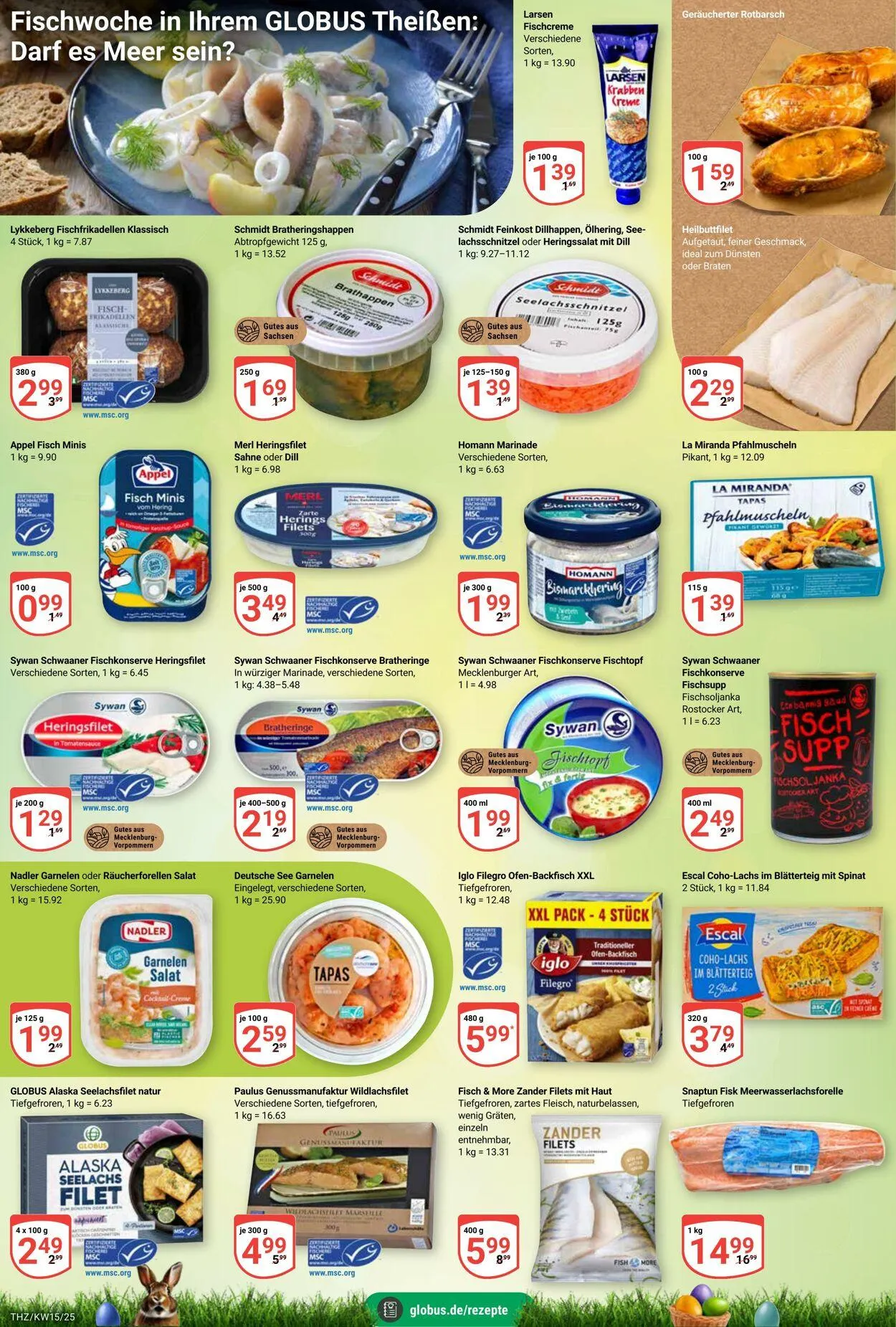 Globus - Theissen-Zeitz Aktueller Prospekt von 7. April bis 12. April 2025 - Prospekt seite 10