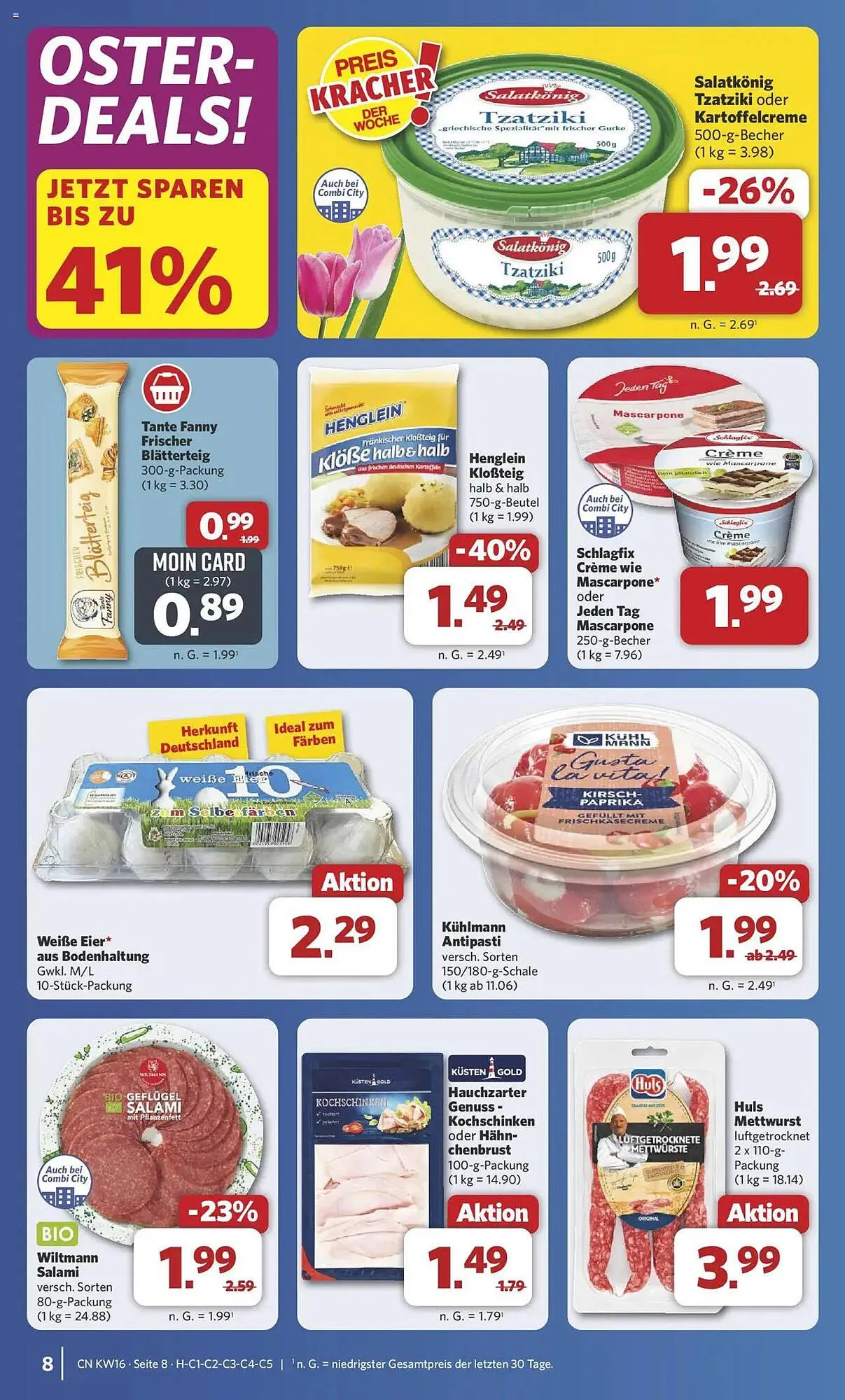 Combi Prospekt von 14. April bis 19. April 2025 - Prospekt seite 8