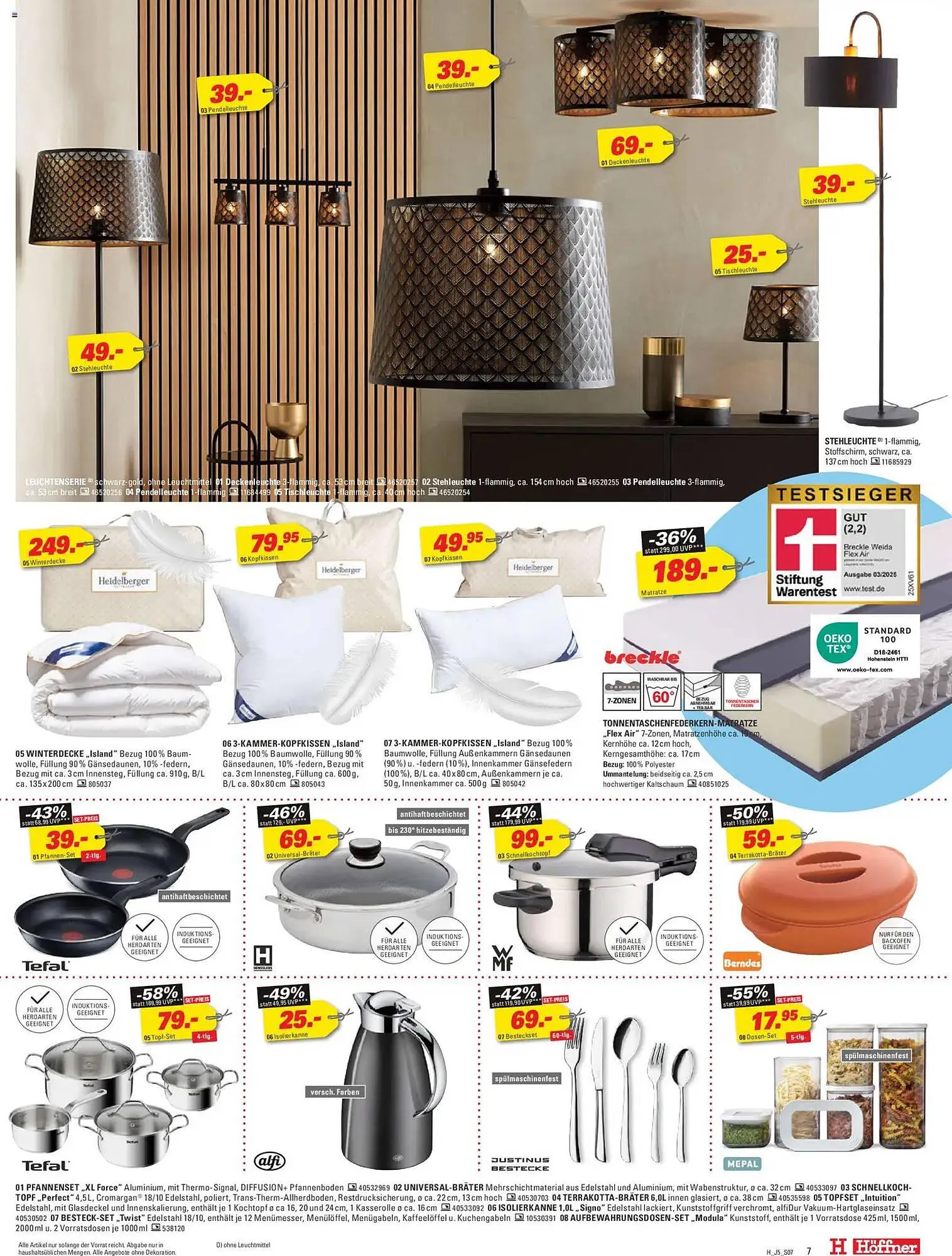 Höffner Prospekt von 19. November bis 2. Dezember 2025 - Prospekt seite 7