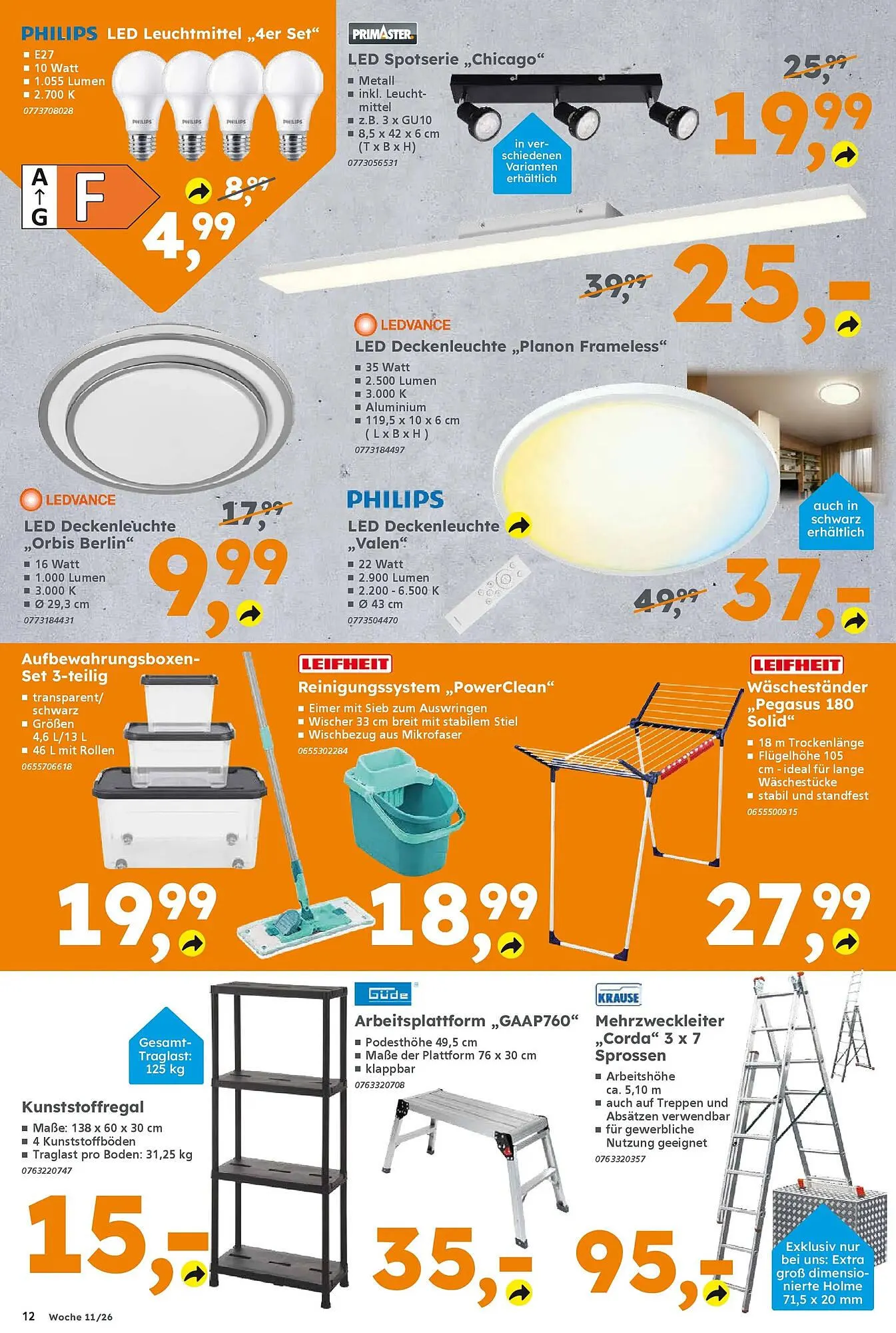 Globus Baumarkt Prospekt von 8. März bis 14. März 2026 - Prospekt seite 12