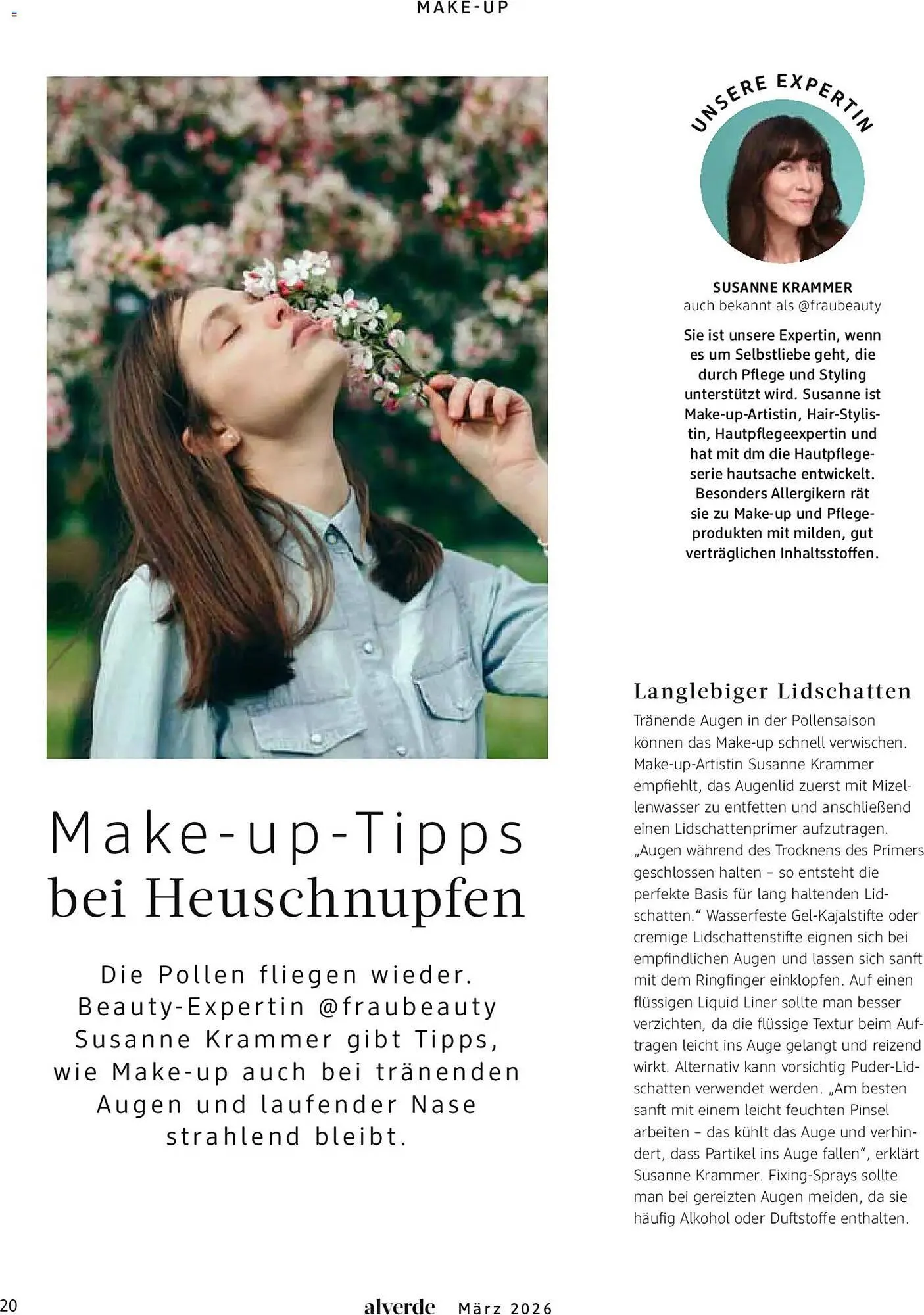 Dm drogerie Magazin von 1. März bis 31. März 2026 - Prospekt seite 20