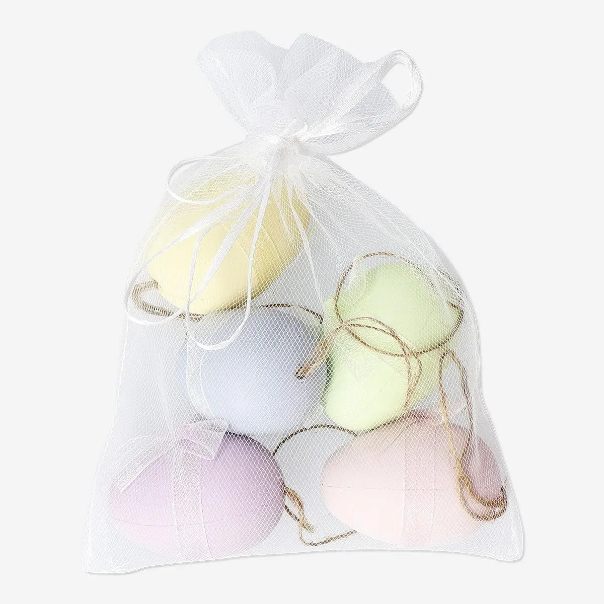 Easter eggs spring ornaments - 5 pcs