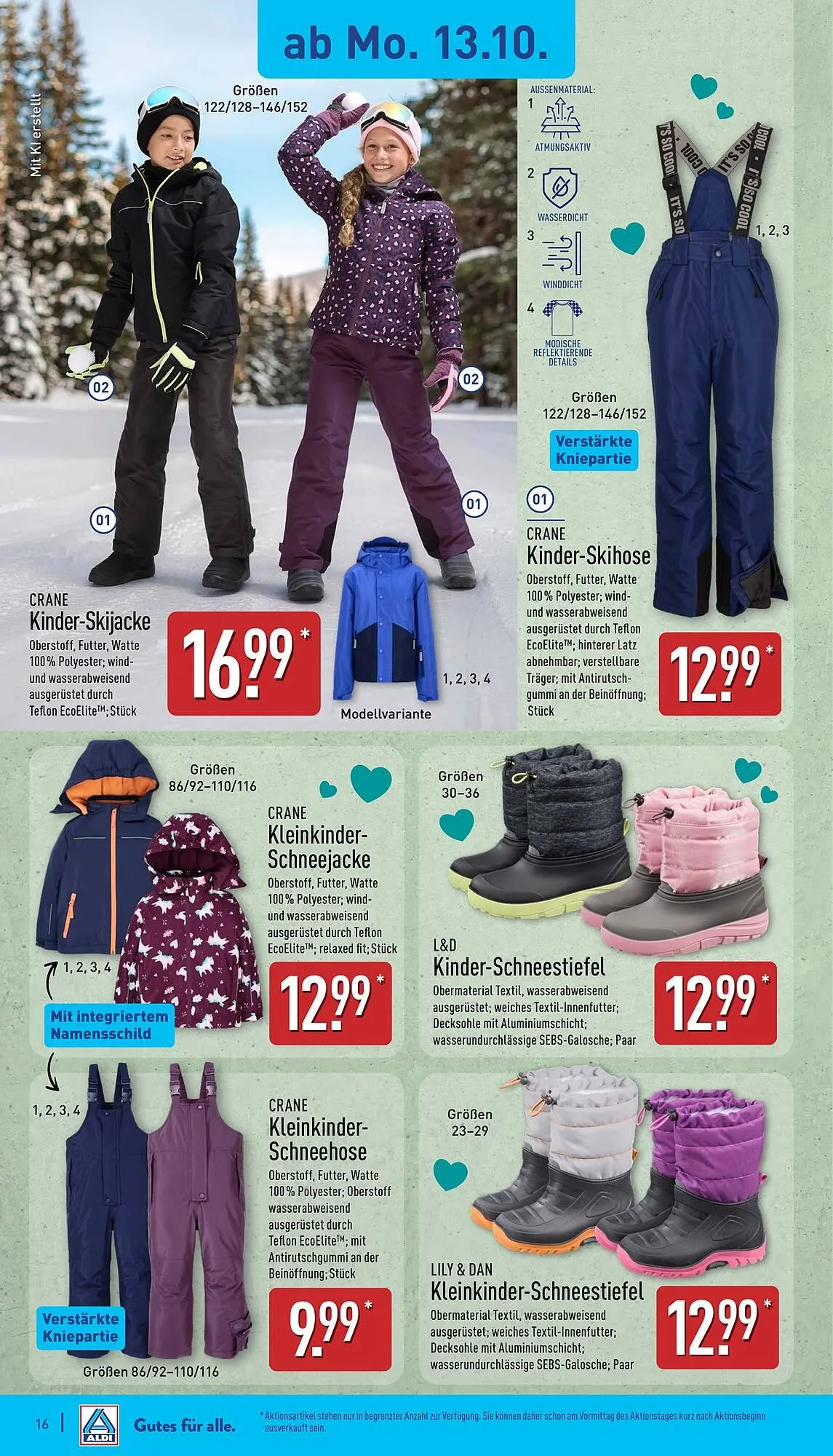 Aldi Nord Prospekt von 13. Oktober bis 19. Oktober 2025 - Prospekt seite 16