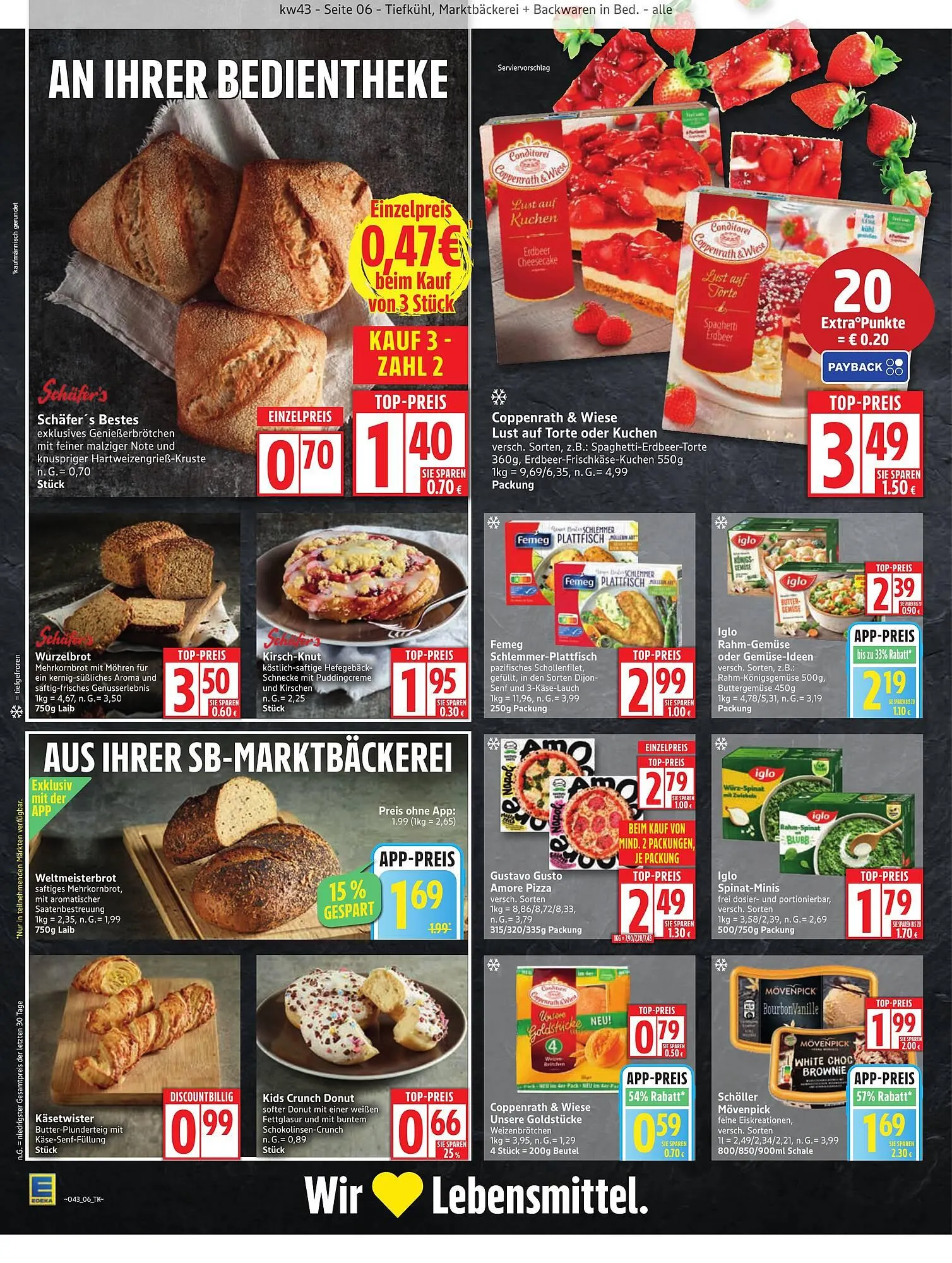 Edeka Prospekt von 20. Oktober bis 25. Oktober 2025 - Prospekt seite 6
