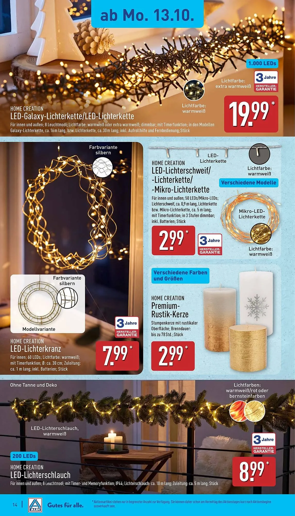 Aldi Nord Prospekt von 13. Oktober bis 19. Oktober 2025 - Prospekt seite 14