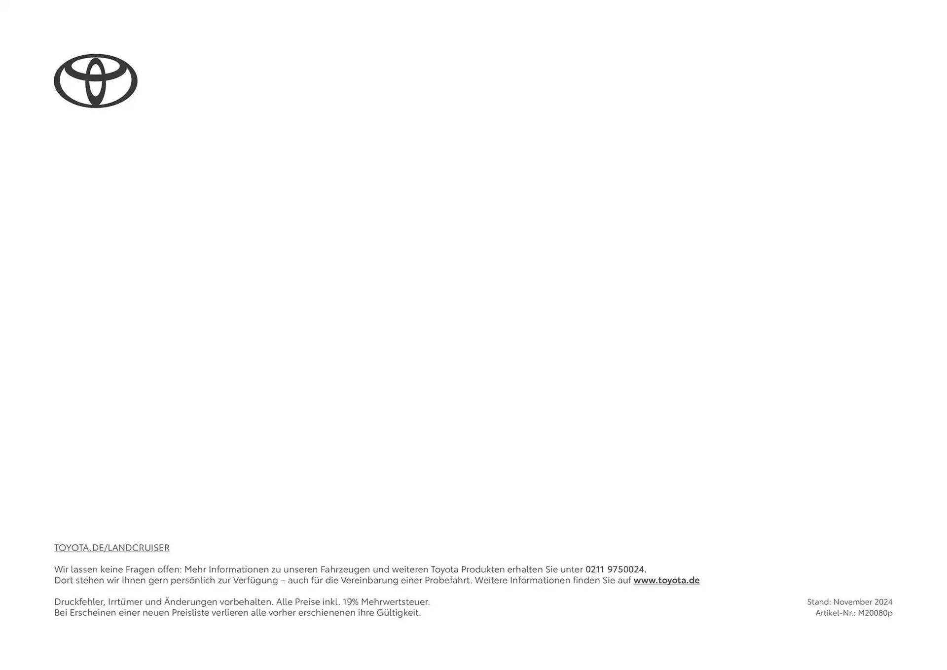 Toyota Prospekt von 21. November bis 21. November 2025 - Prospekt seite 37