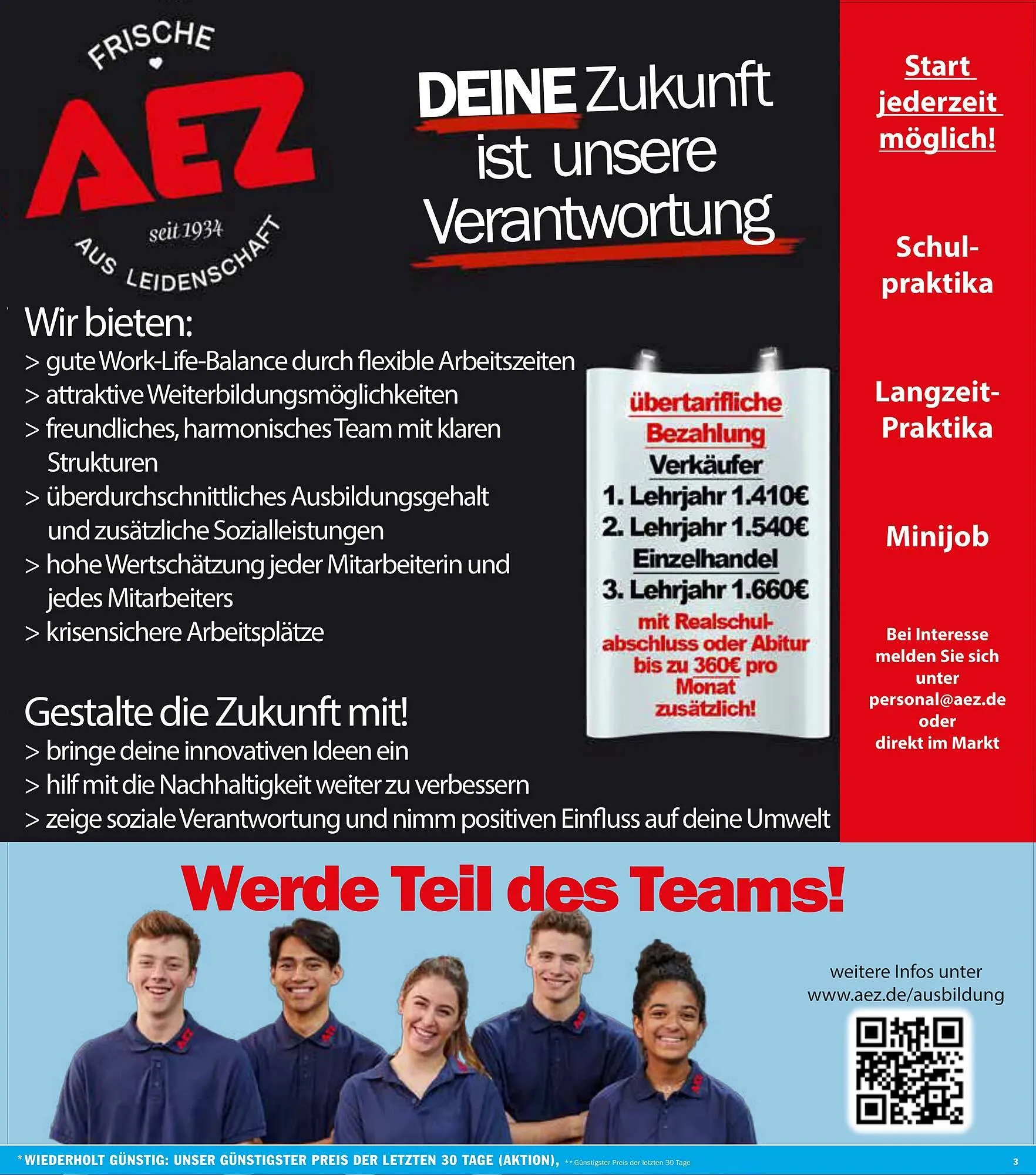 AEZ Prospekt von 11. August bis 16. August 2025 - Prospekt seite 3