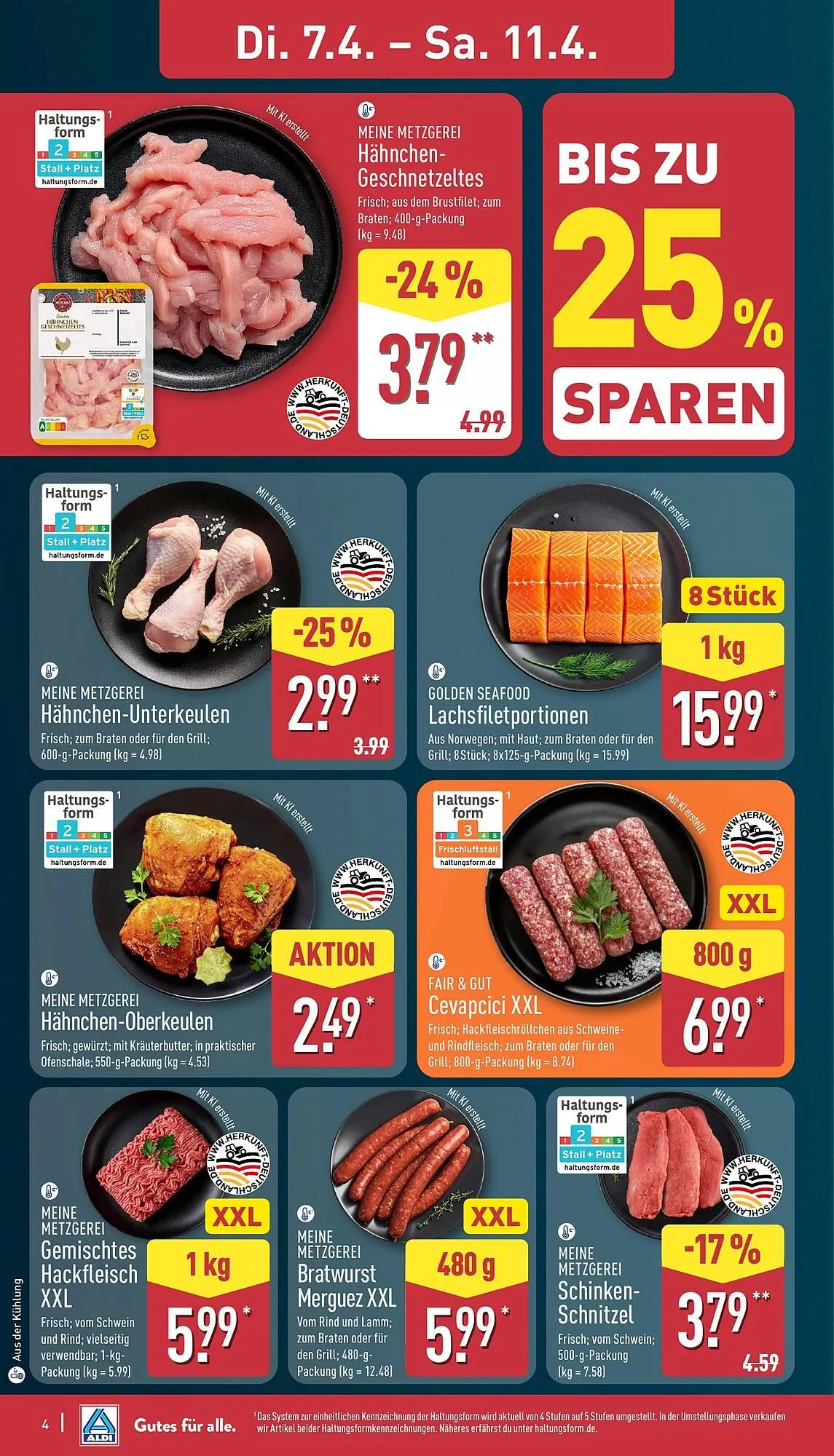 Aldi Nord Prospekt von 7. April bis 11. April 2026 - Prospekt seite 4