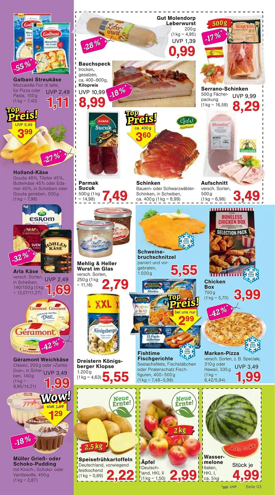 Wiglo Wunderland Prospekt von 28. Juli bis 2. August 2025 - Prospekt seite 3