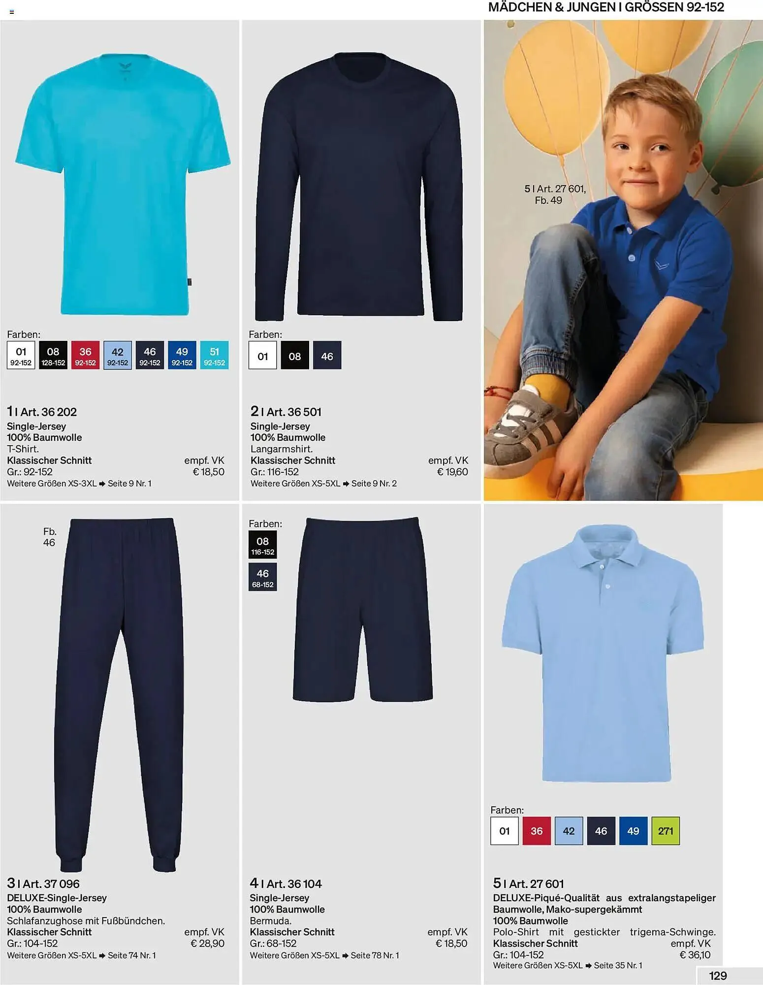 Trigema Prospekt von 1. Februar bis 31. August 2026 - Prospekt seite 129