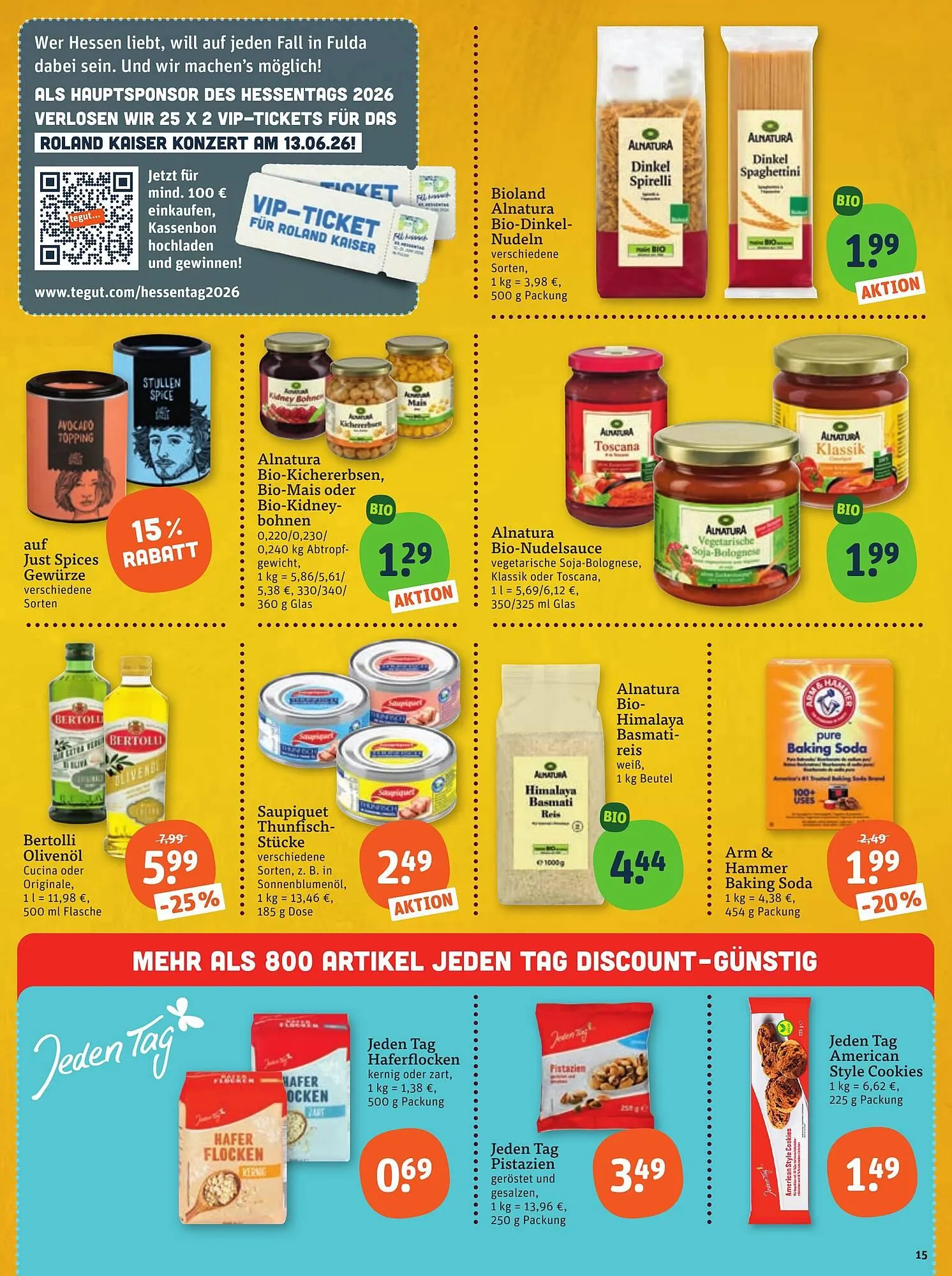 Tegut Prospekt von 17. April bis 18. April 2026 - Prospekt seite 17