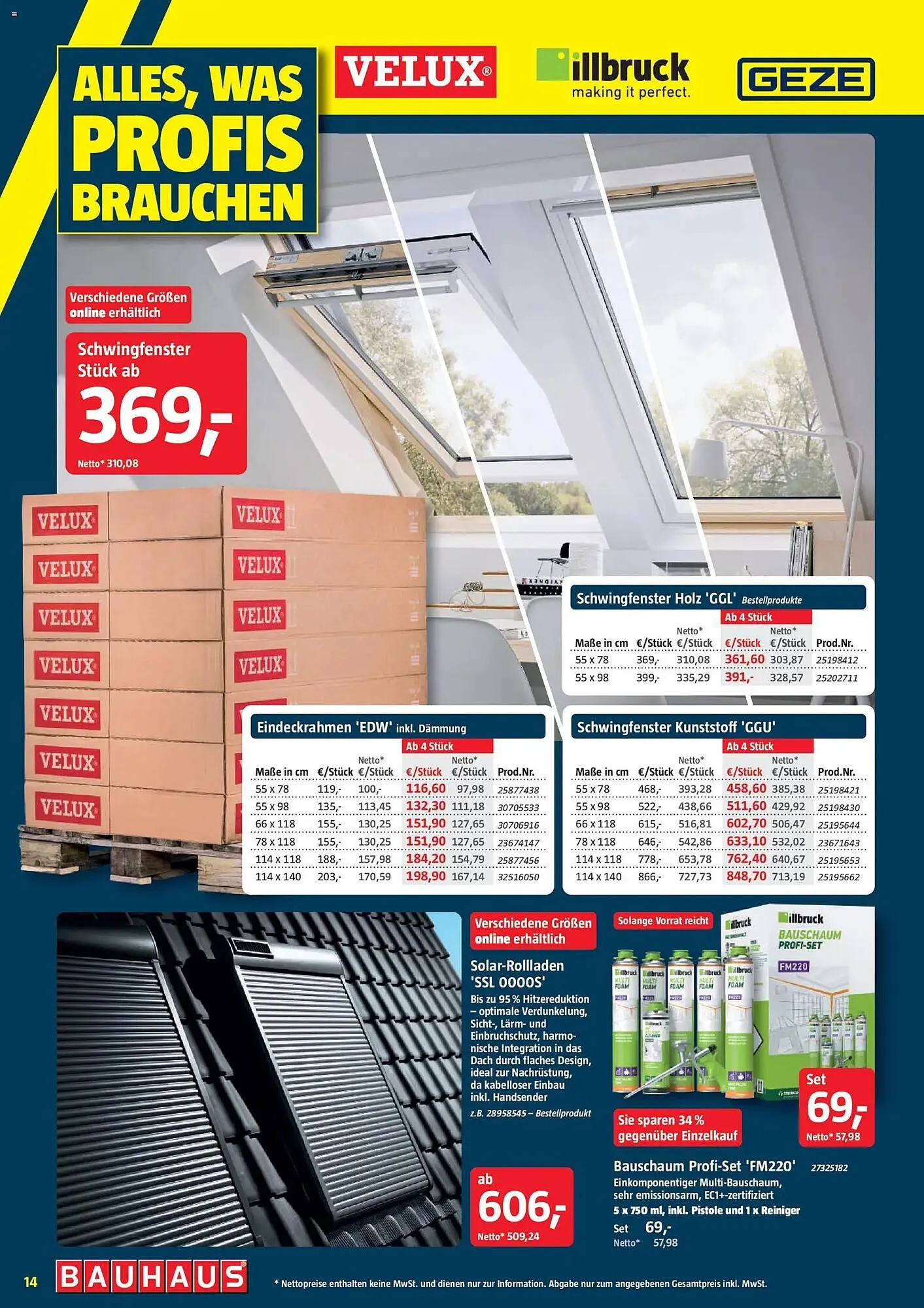 Bauhaus Prospekt von 11. April bis 25. April 2026 - Prospekt seite 14