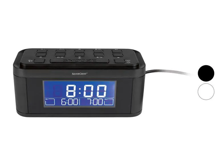 SILVERCREST® Radiowecker »SDR 50 A2«, DAB+, mit großen Knöpfen