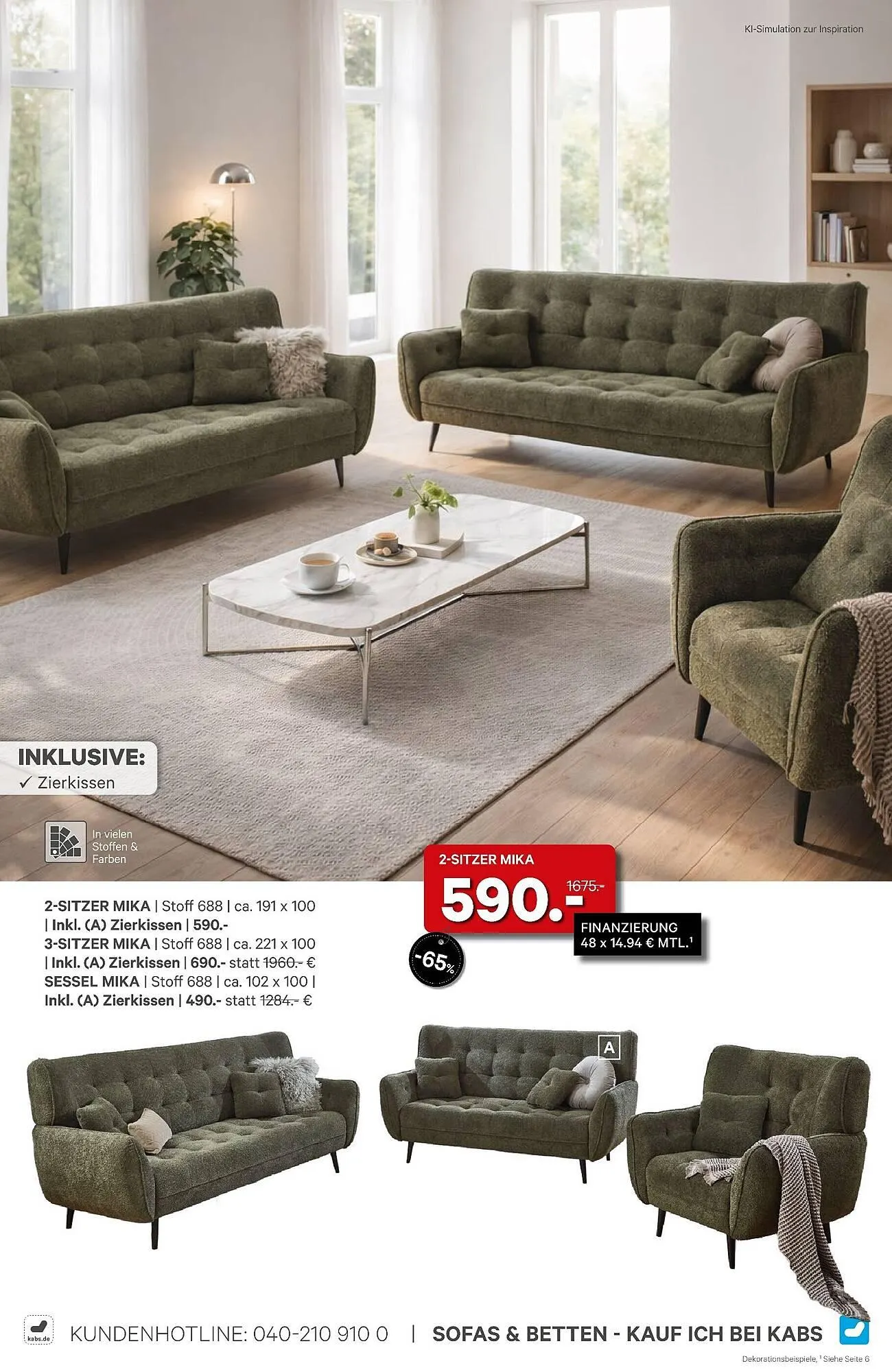 Kabs Polsterwelt Prospekt von 27. Februar bis 25. März 2026 - Prospekt seite 33