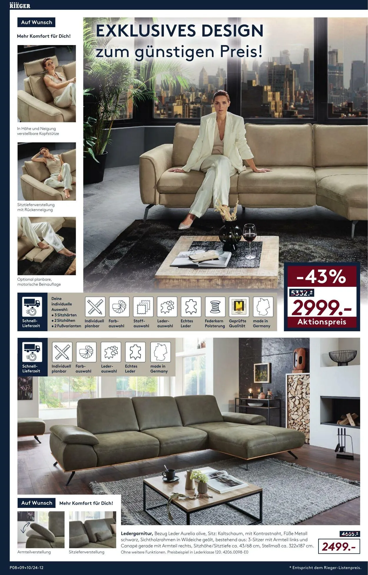 Möbel Rieger Aktueller Prospekt von 2. Juli bis 16. Juli 2025 - Prospekt seite 12