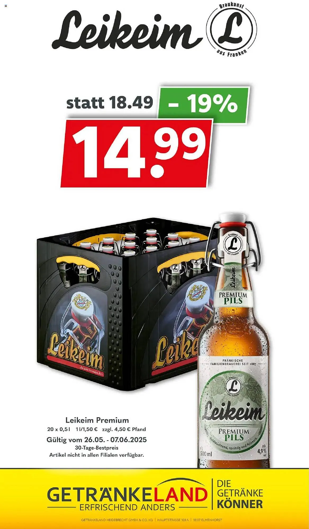 Getränkeland Prospekt von 26. Mai bis 7. Juni 2025 - Prospekt seite 32