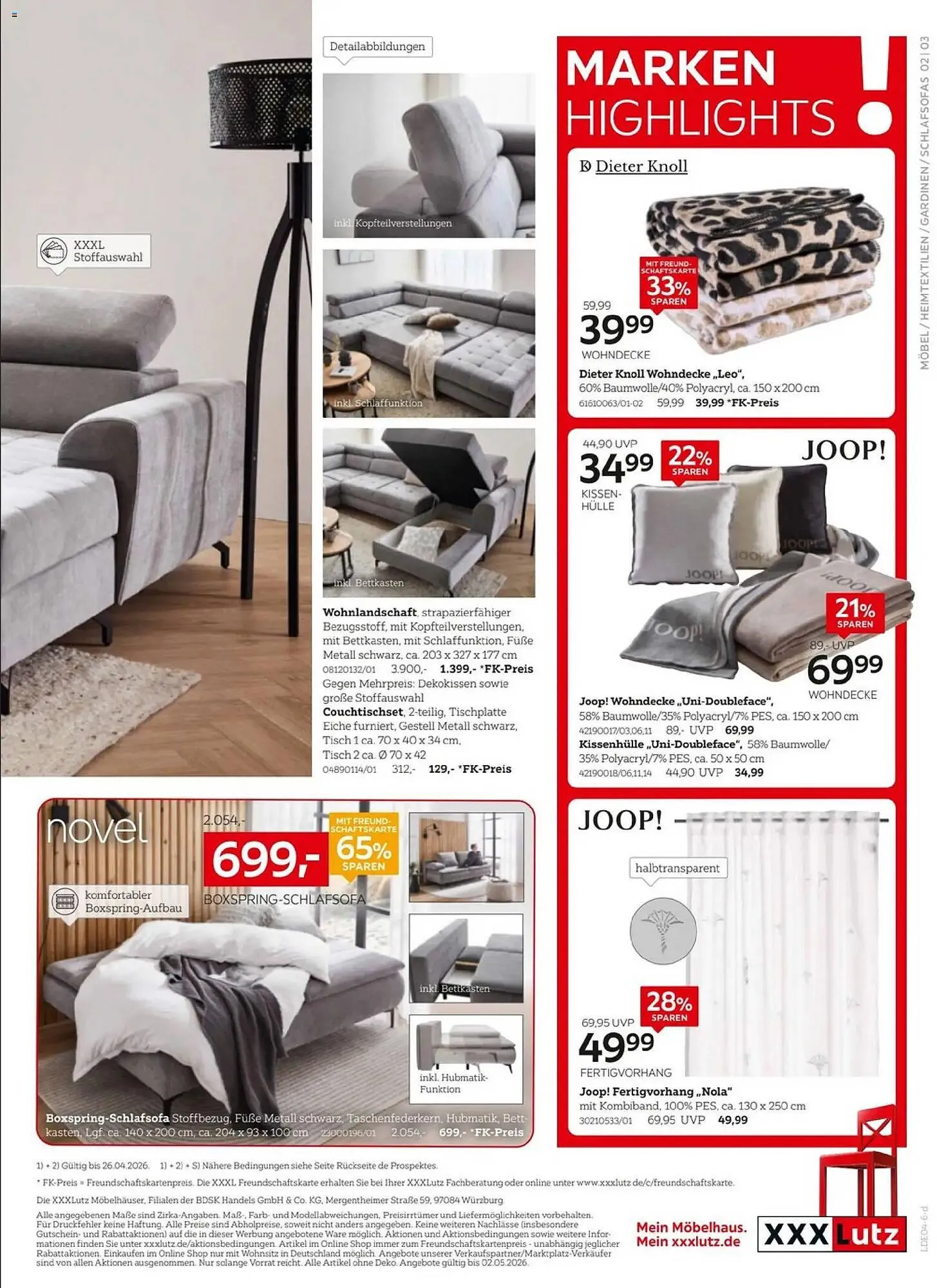 XXXLutz Prospekt von 11. April bis 2. Mai 2026 - Prospekt seite 3