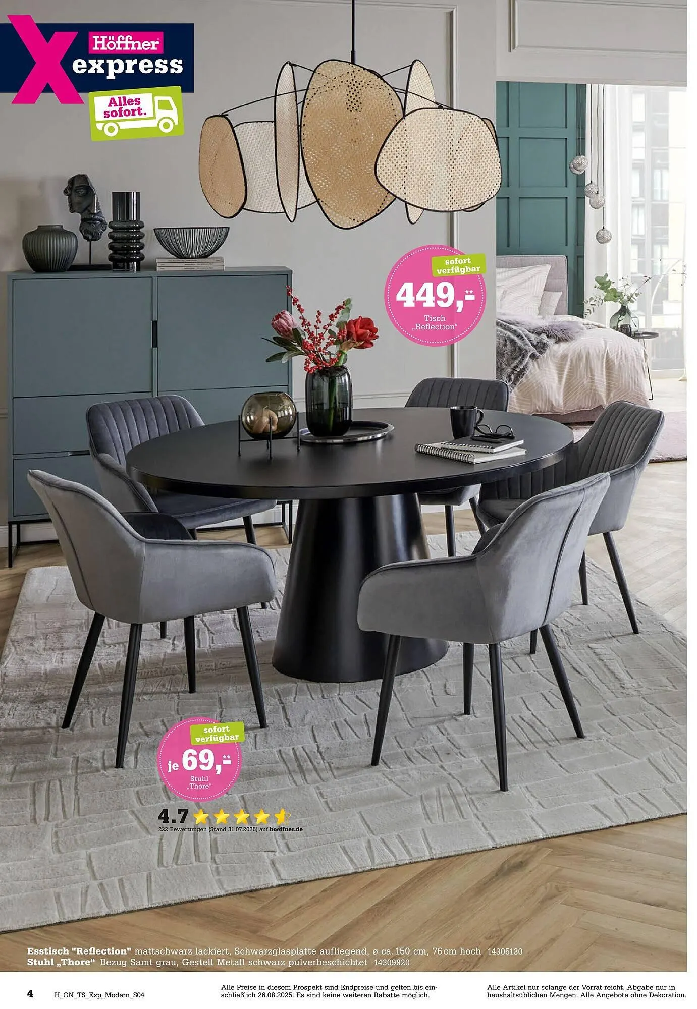 Höffner Prospekt von 13. August bis 26. August 2025 - Prospekt seite 4