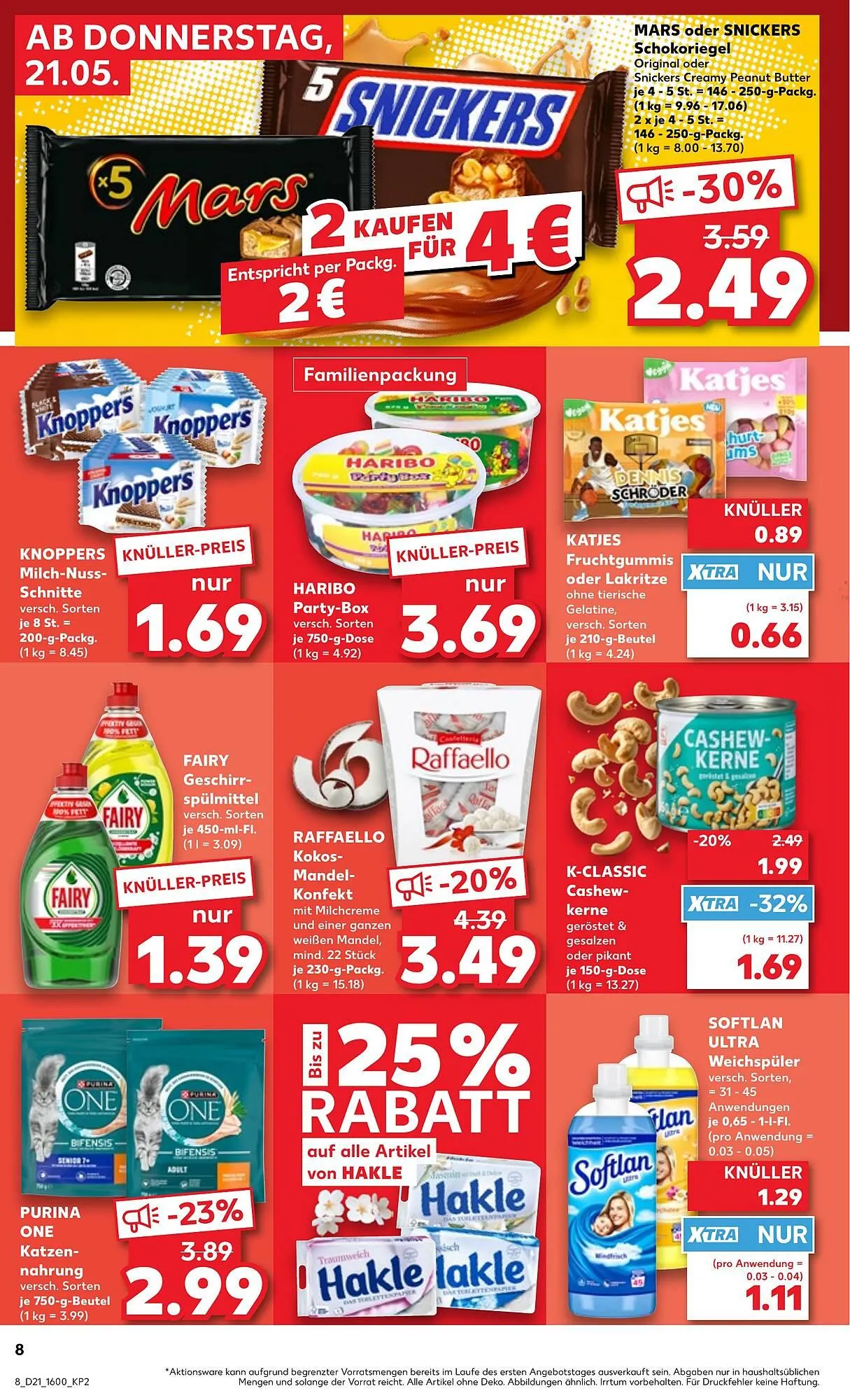 Kaufland Prospekt von 21. Mai bis 27. Mai 2026 - Prospekt seite 8