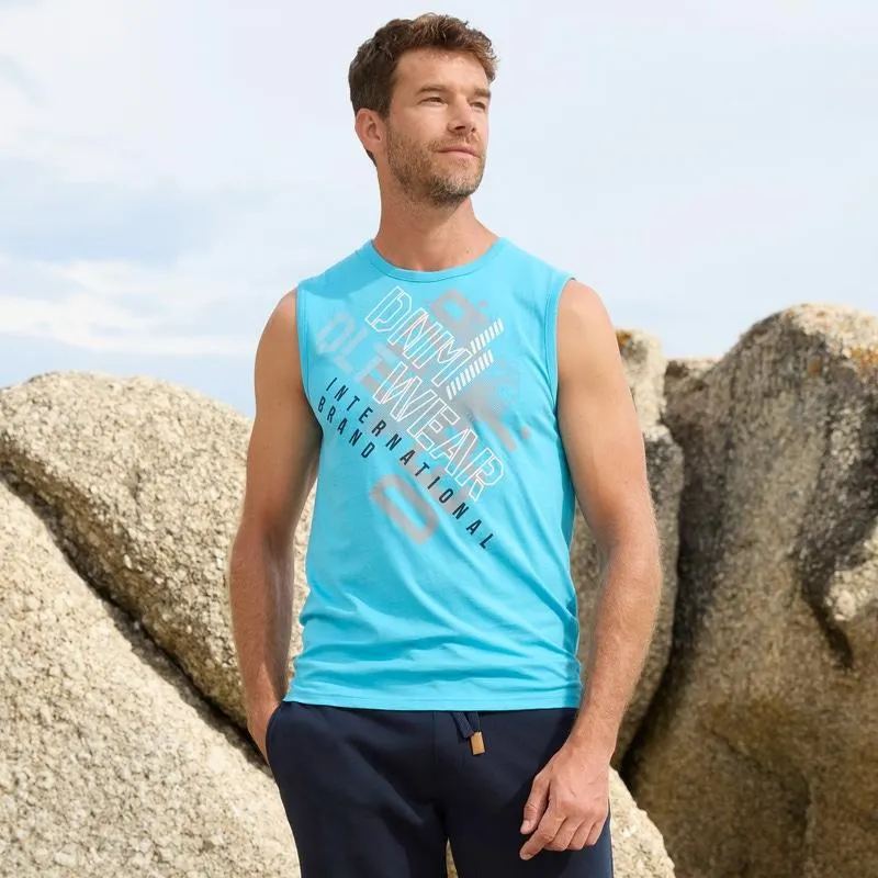 Herren-Muskelshirt aus reiner Baumwolle