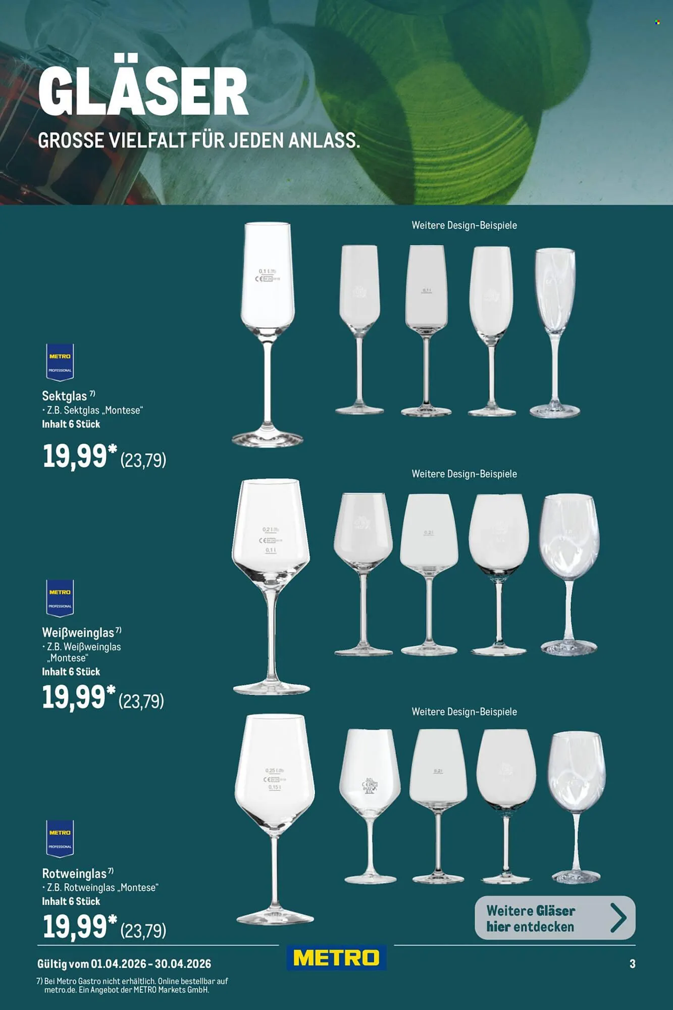 METRO Prospekt von 1. April bis 30. April 2026 - Prospekt seite 3
