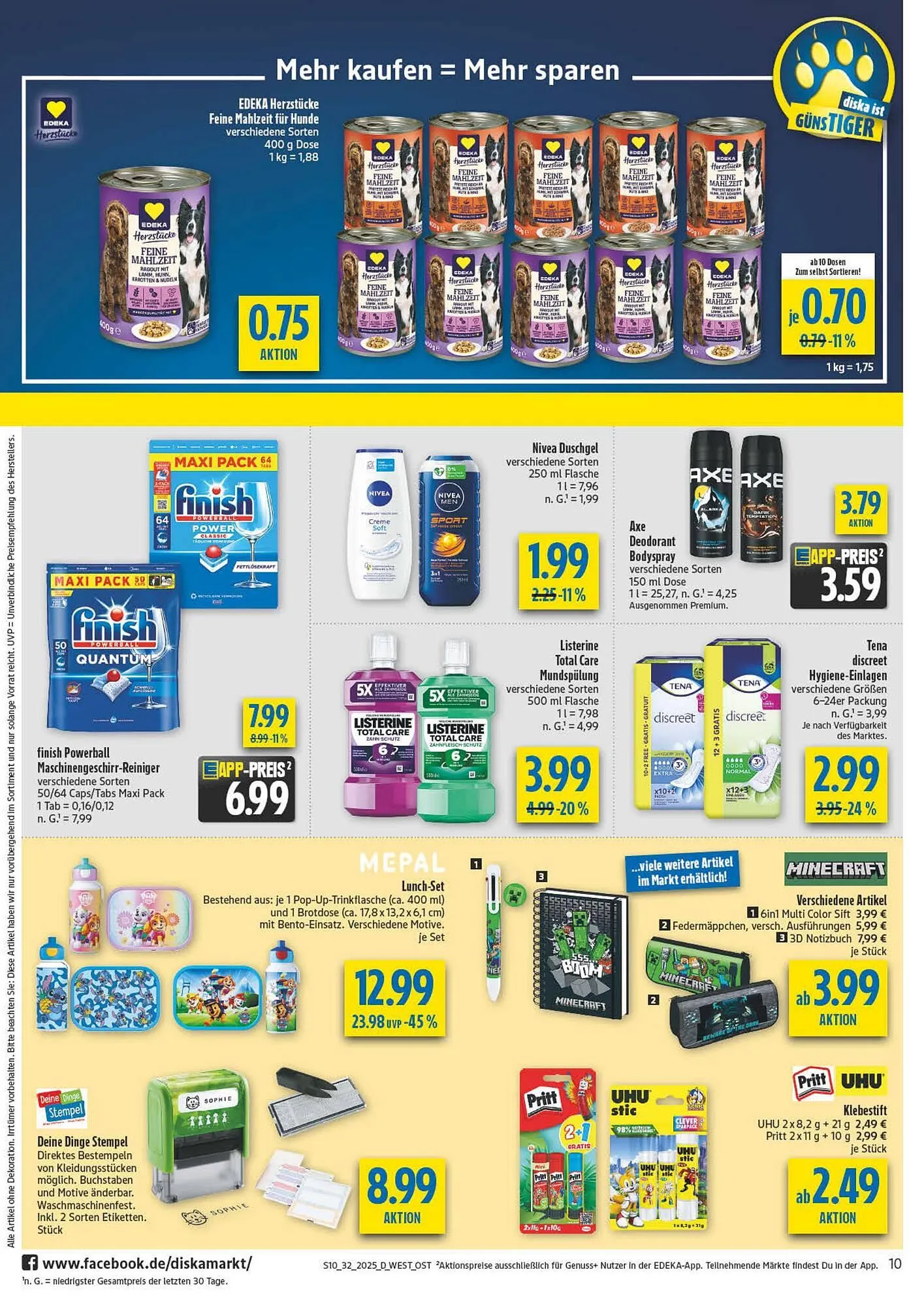 diska Prospekt von 4. August bis 9. August 2025 - Prospekt seite 10