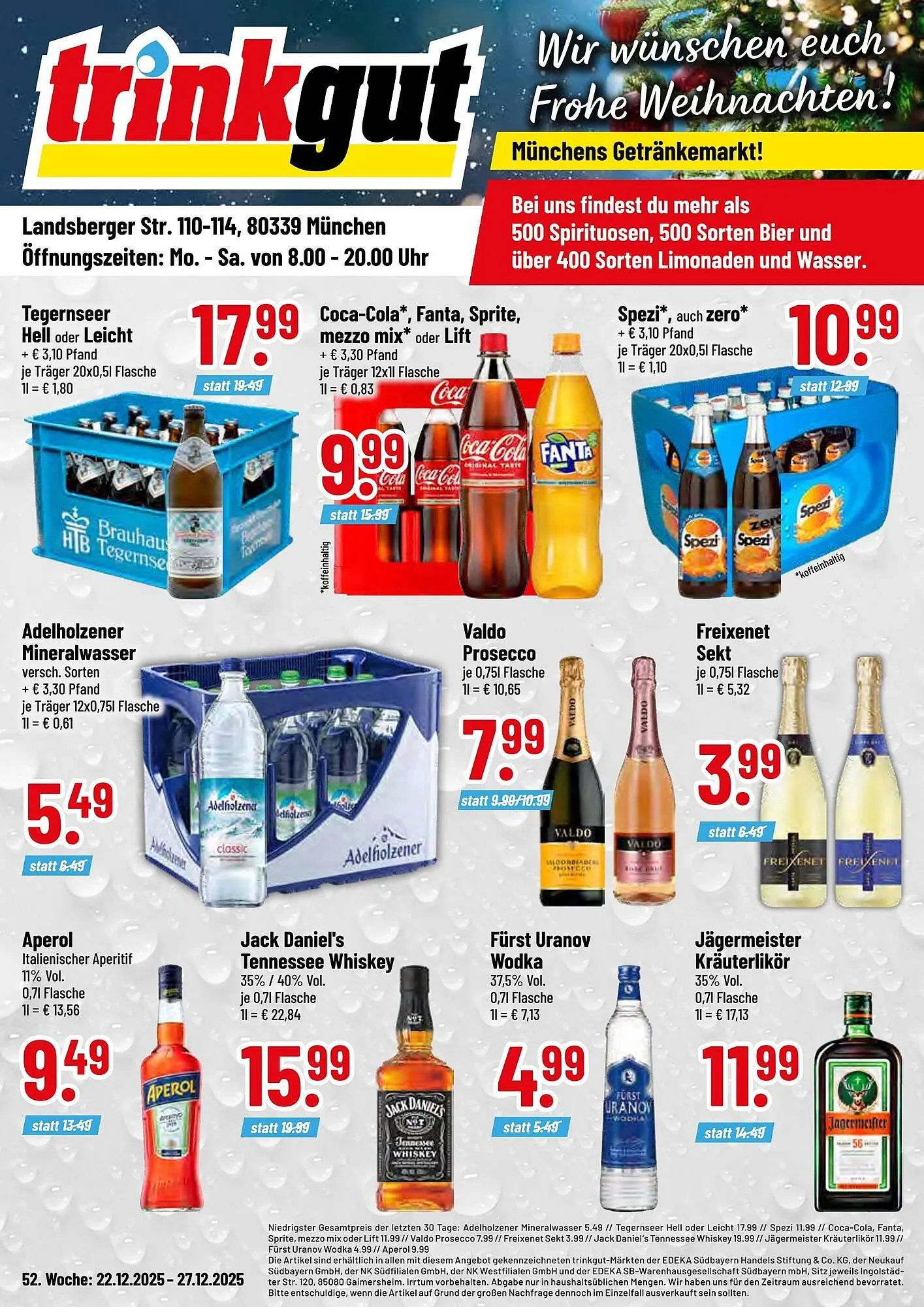 Trinkgut Prospekt von 22. Dezember bis 27. Dezember 2025 - Prospekt seite 1