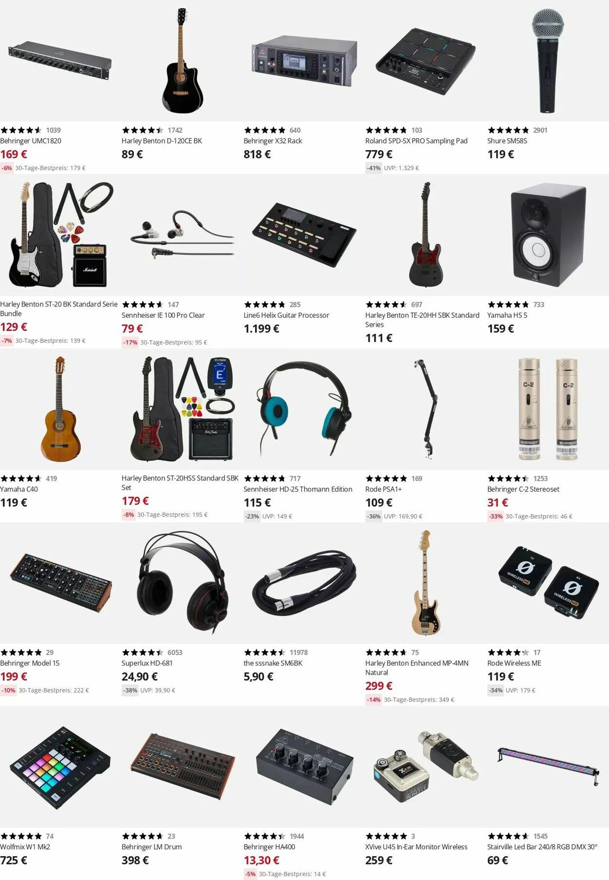 Thomann Aktueller Prospekt von 28. Juli bis 6. August 2025 - Prospekt seite 6