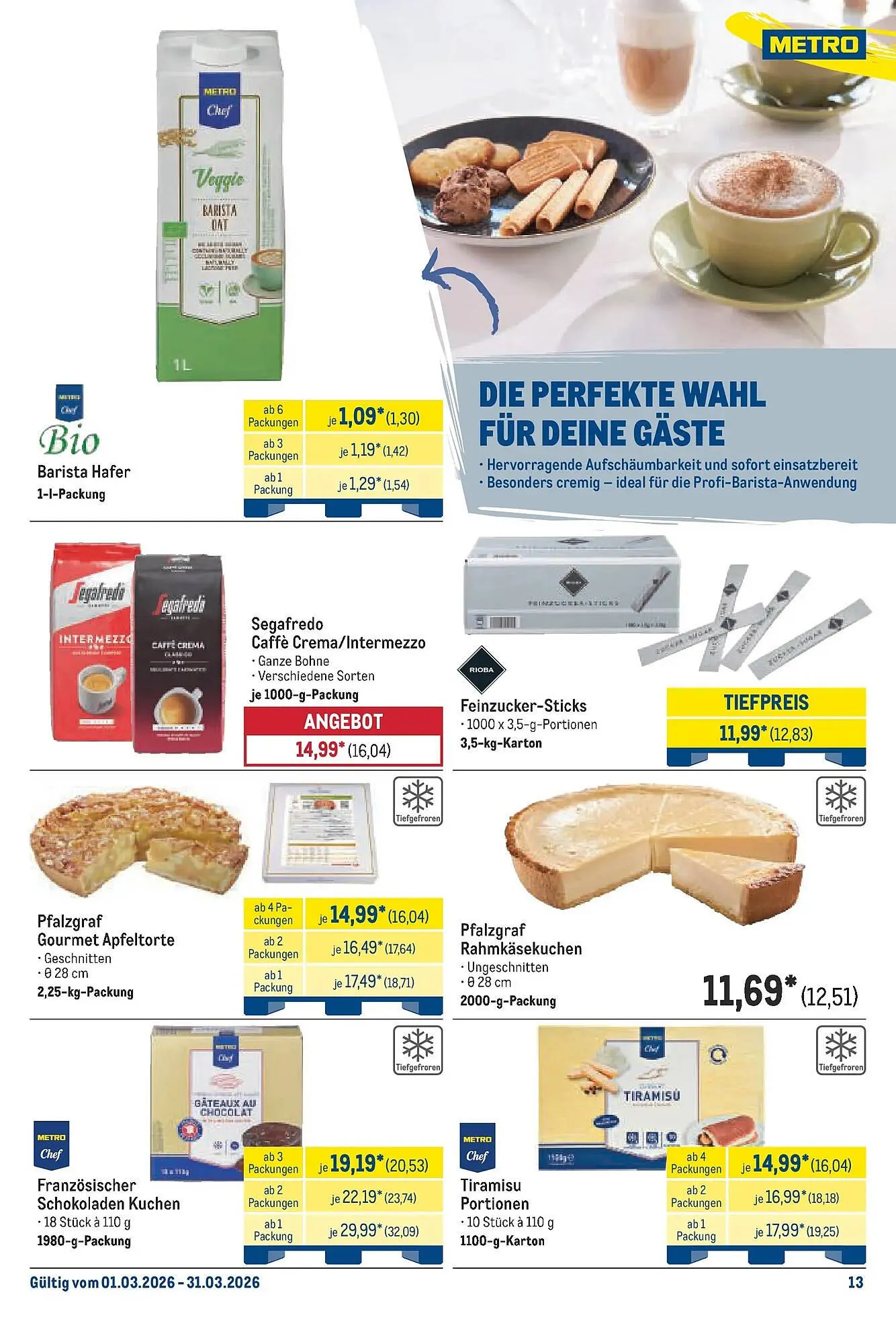 METRO Prospekt von 1. März bis 7. März 2026 - Prospekt seite 13