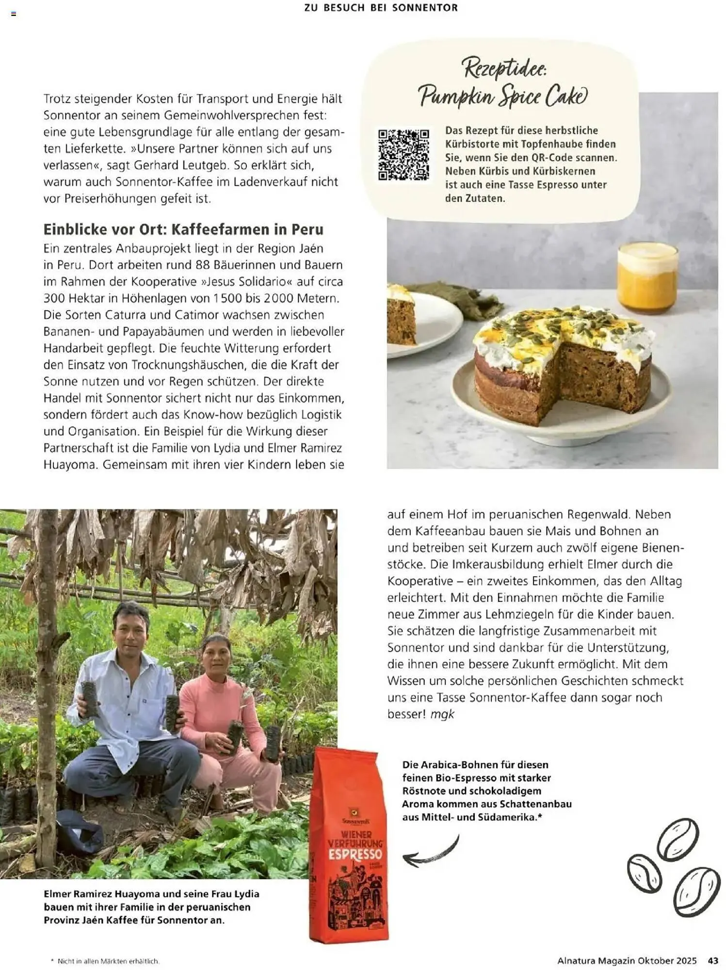 Alnatura Prospekt von 1. Oktober bis 31. Oktober 2025 - Prospekt seite 43