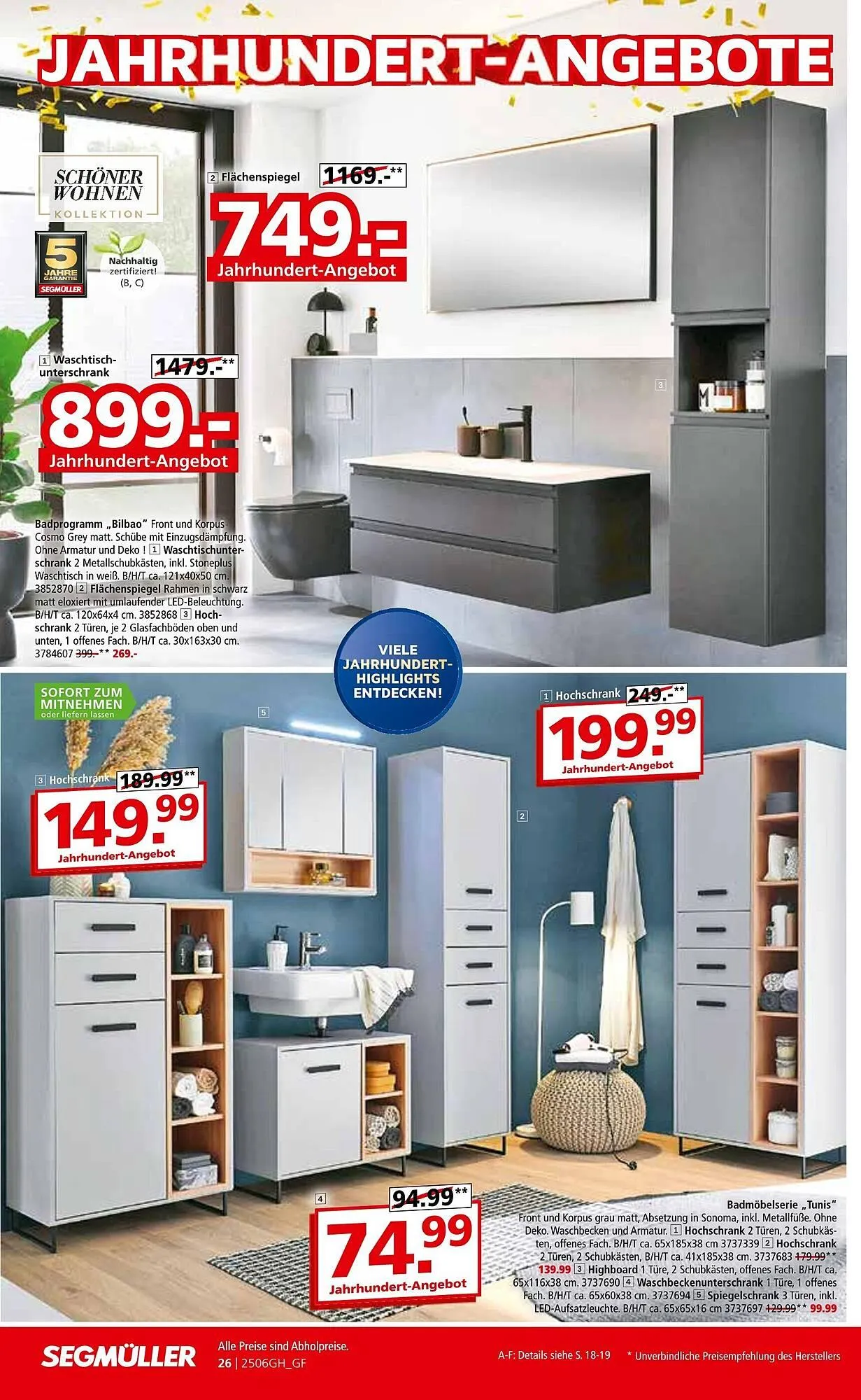 Segmüller Prospekt von 7. Juni bis 28. Juni 2025 - Prospekt seite 38