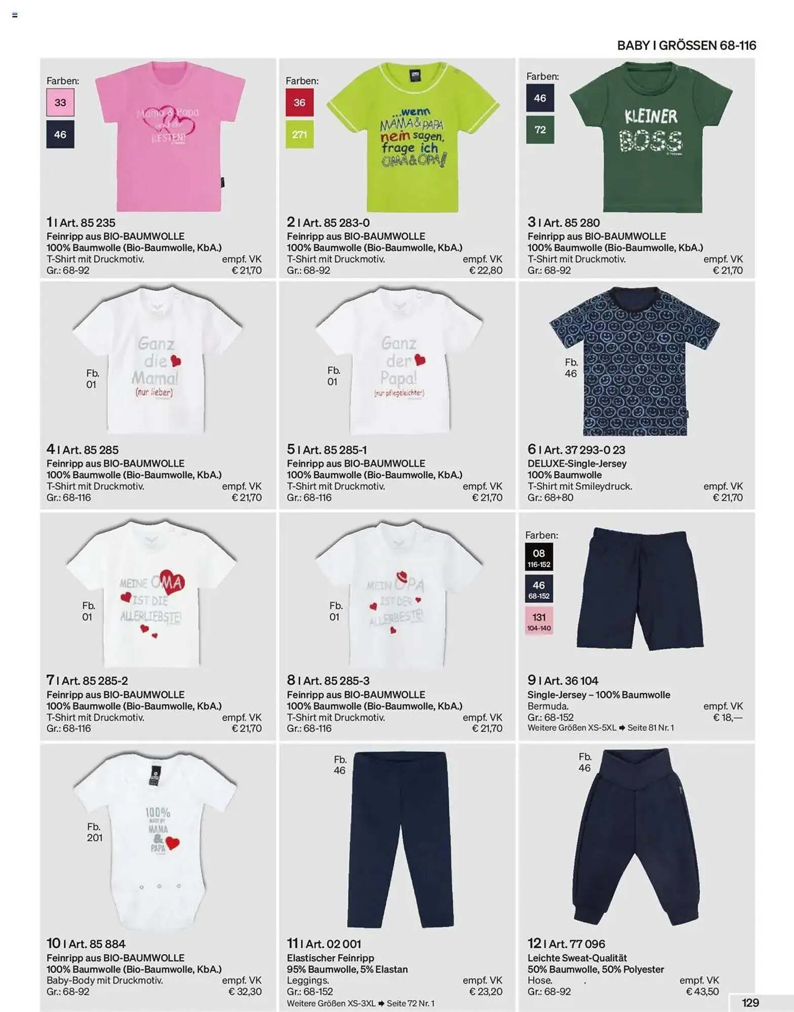 Trigema Prospekt von 17. Februar bis 17. August 2025 - Prospekt seite 129