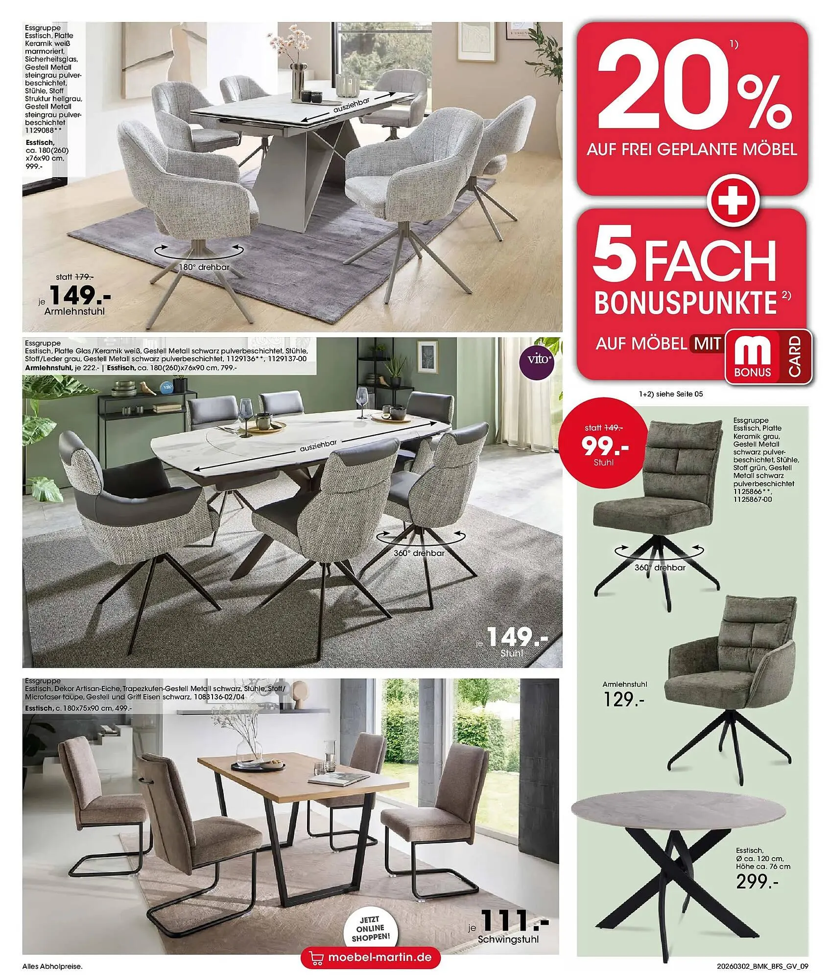 Möbel Martin Prospekt von 1. März bis 31. März 2026 - Prospekt seite 9