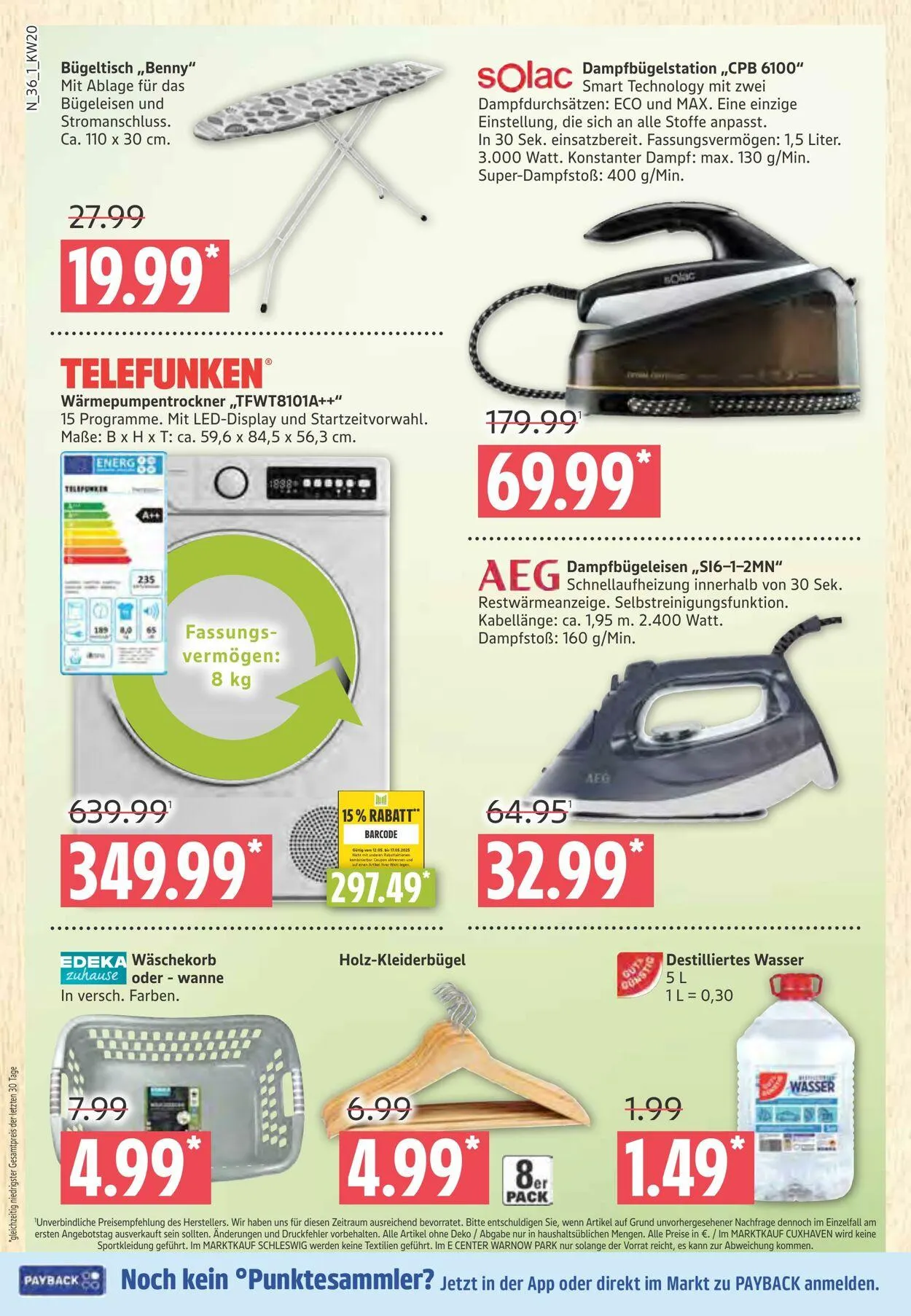 Marktkauf Aktueller Prospekt von 12. Mai bis 17. Mai 2025 - Prospekt seite 36