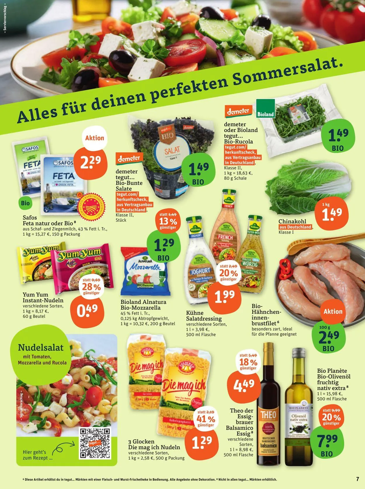Tegut Aktueller Prospekt von 14. Juli bis 20. Juli 2025 - Prospekt seite 9