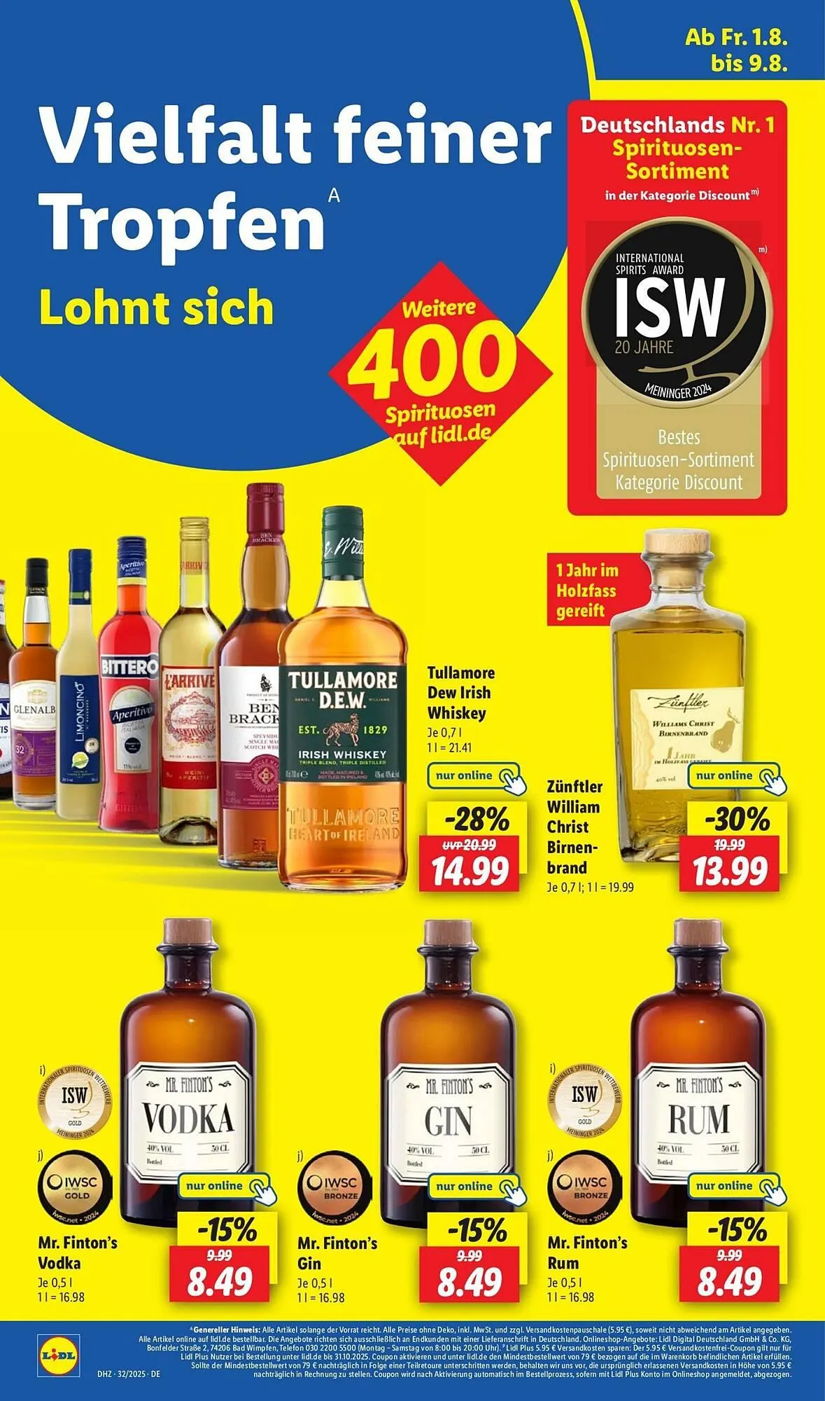 Lidl Prospekt von 4. August bis 10. August 2025 - Prospekt seite 50