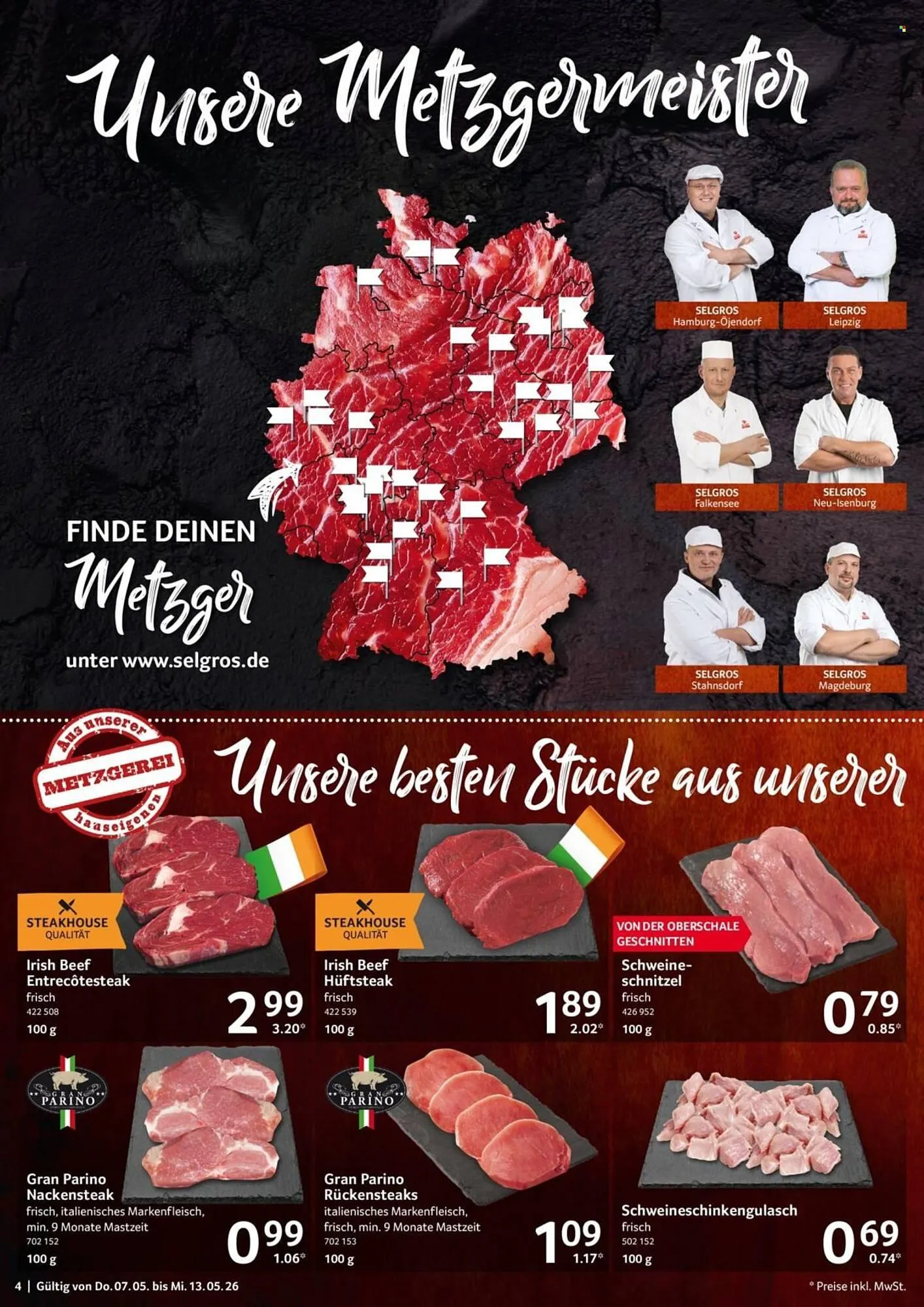 Selgros Prospekt von 7. Mai bis 13. Mai 2026 - Prospekt seite 4