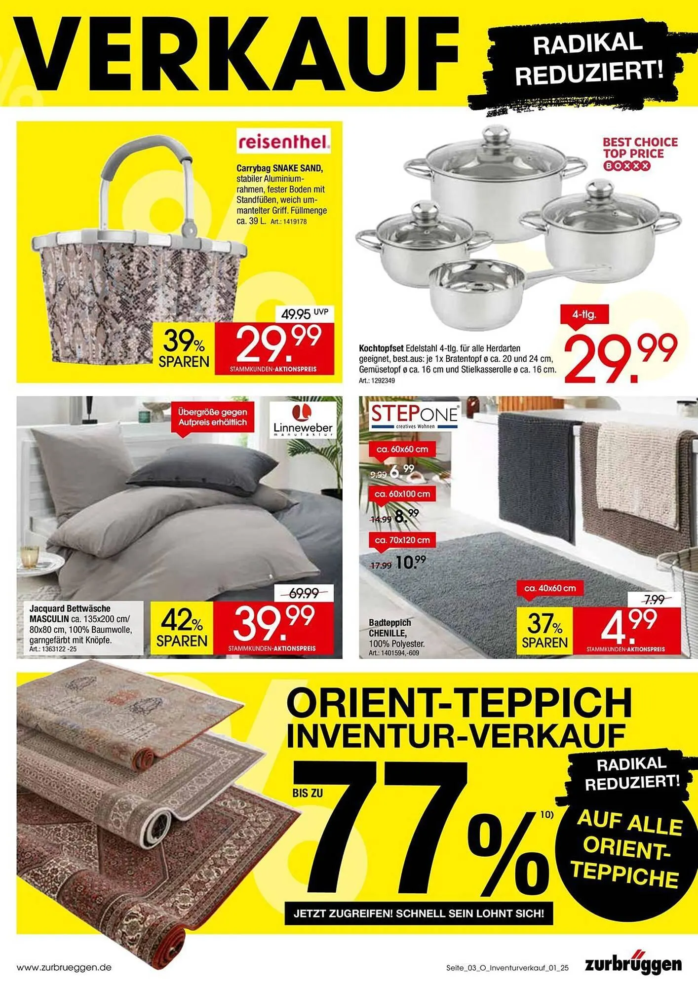 Zurbrüggen Prospekt von 31. Mai bis 6. Juni 2025 - Prospekt seite 3