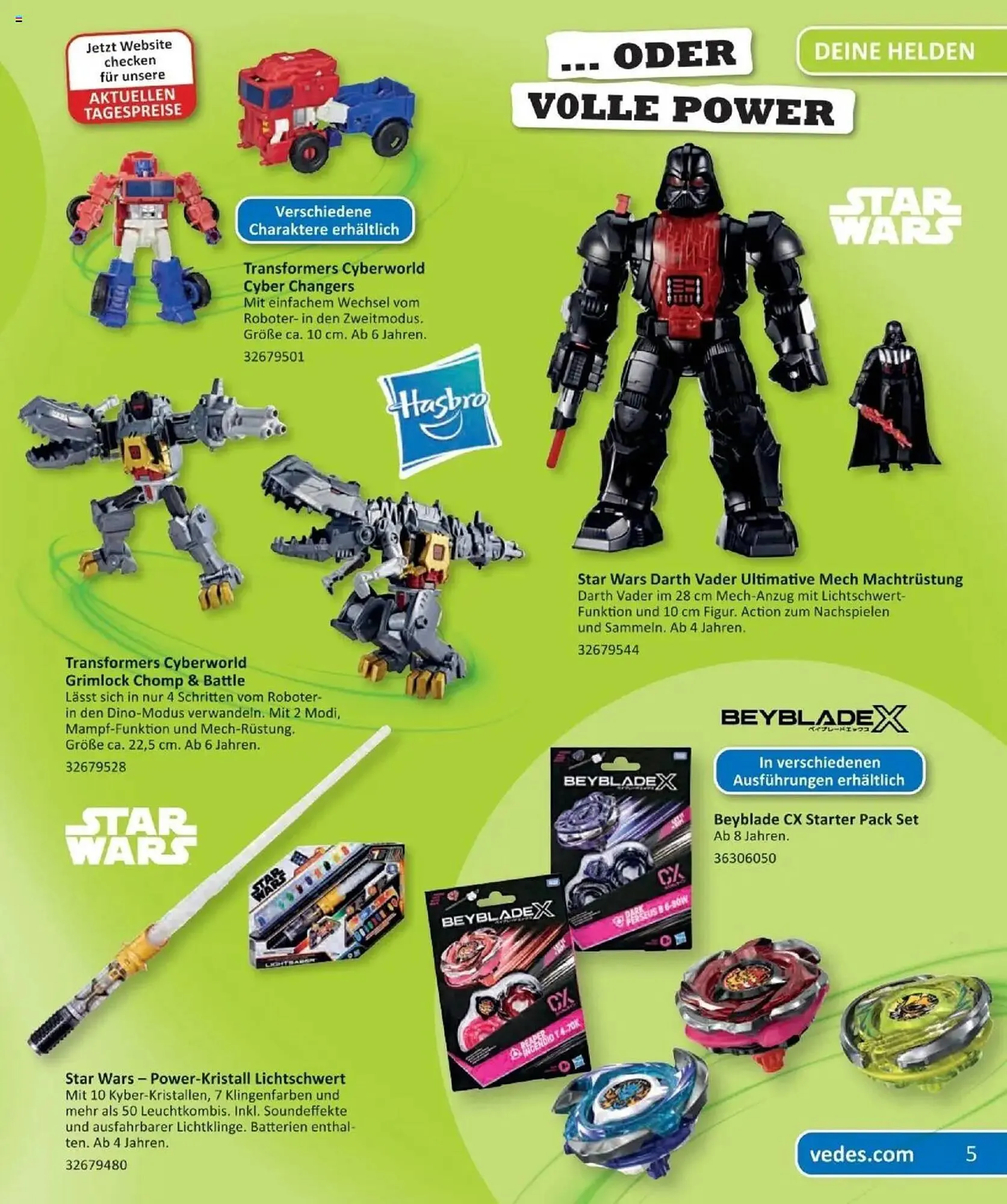 Vedes Prospekt von 18. September bis 24. Dezember 2025 - Prospekt seite 5