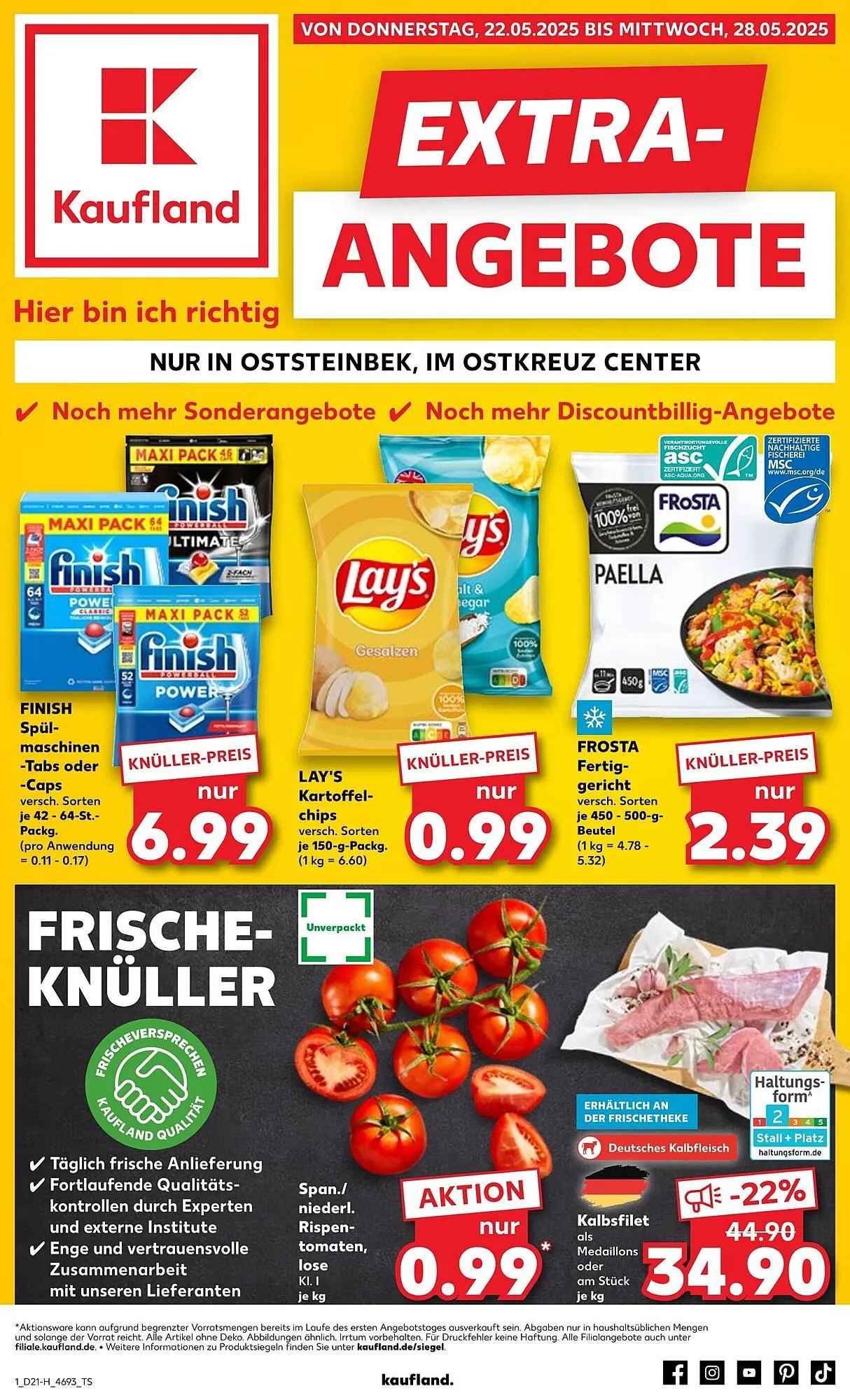 Kaufland Prospekt von 22. Mai bis 28. Mai 2025 - Prospekt seite 1
