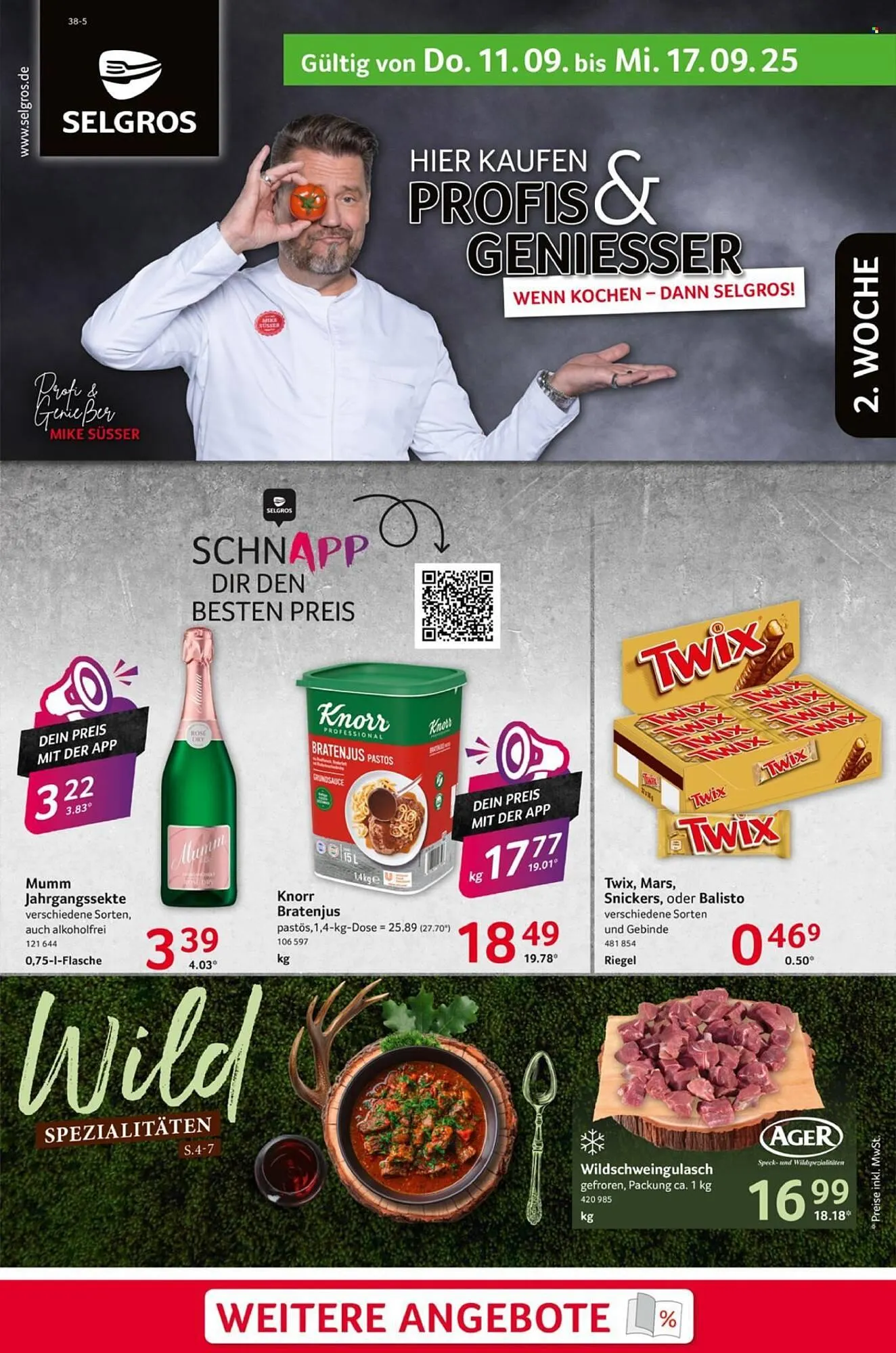 Selgros Prospekt von 11. September bis 17. September 2025 - Prospekt seite 1