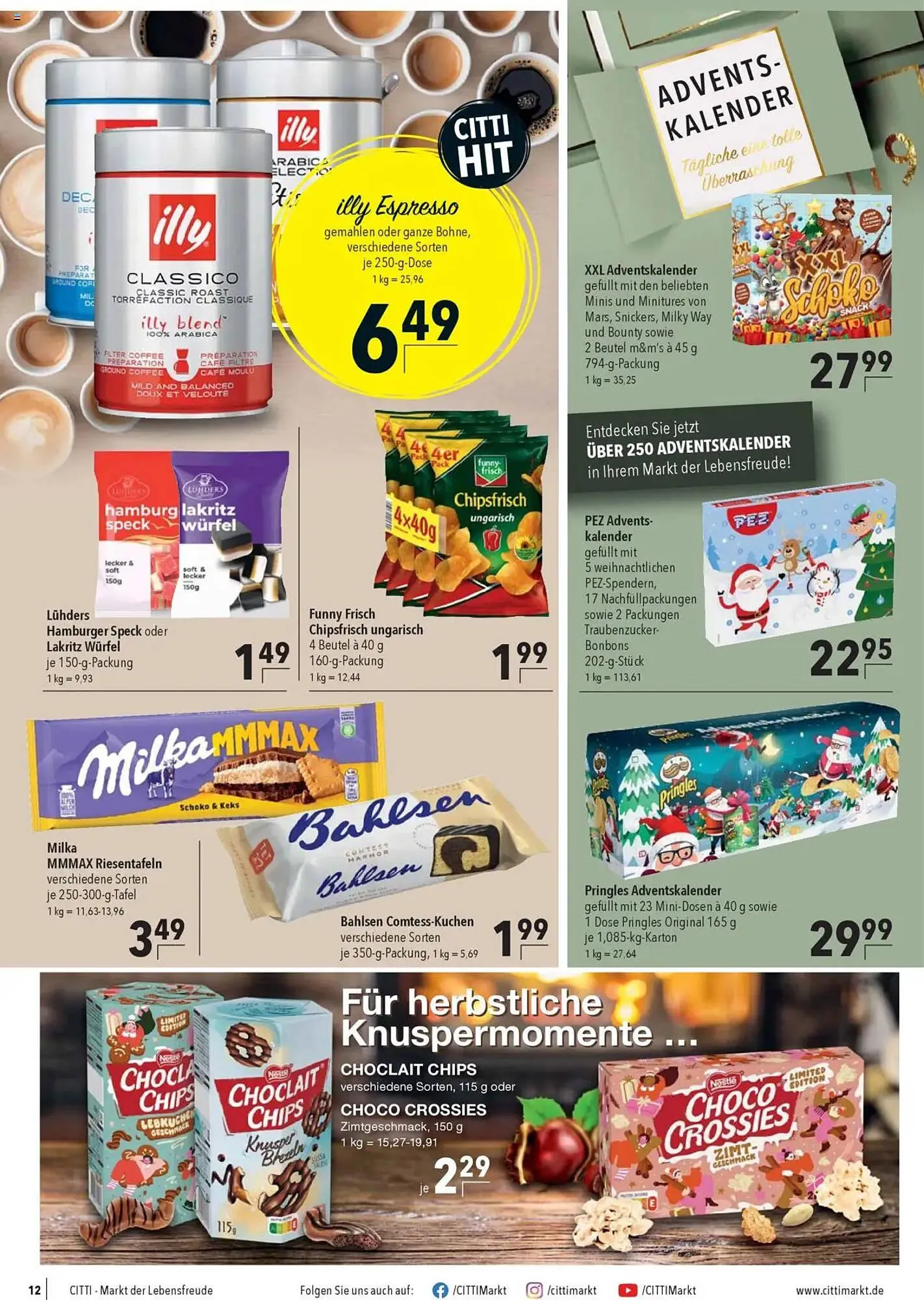 CITTI Markt Prospekt von 22. Oktober bis 28. Oktober 2025 - Prospekt seite 12