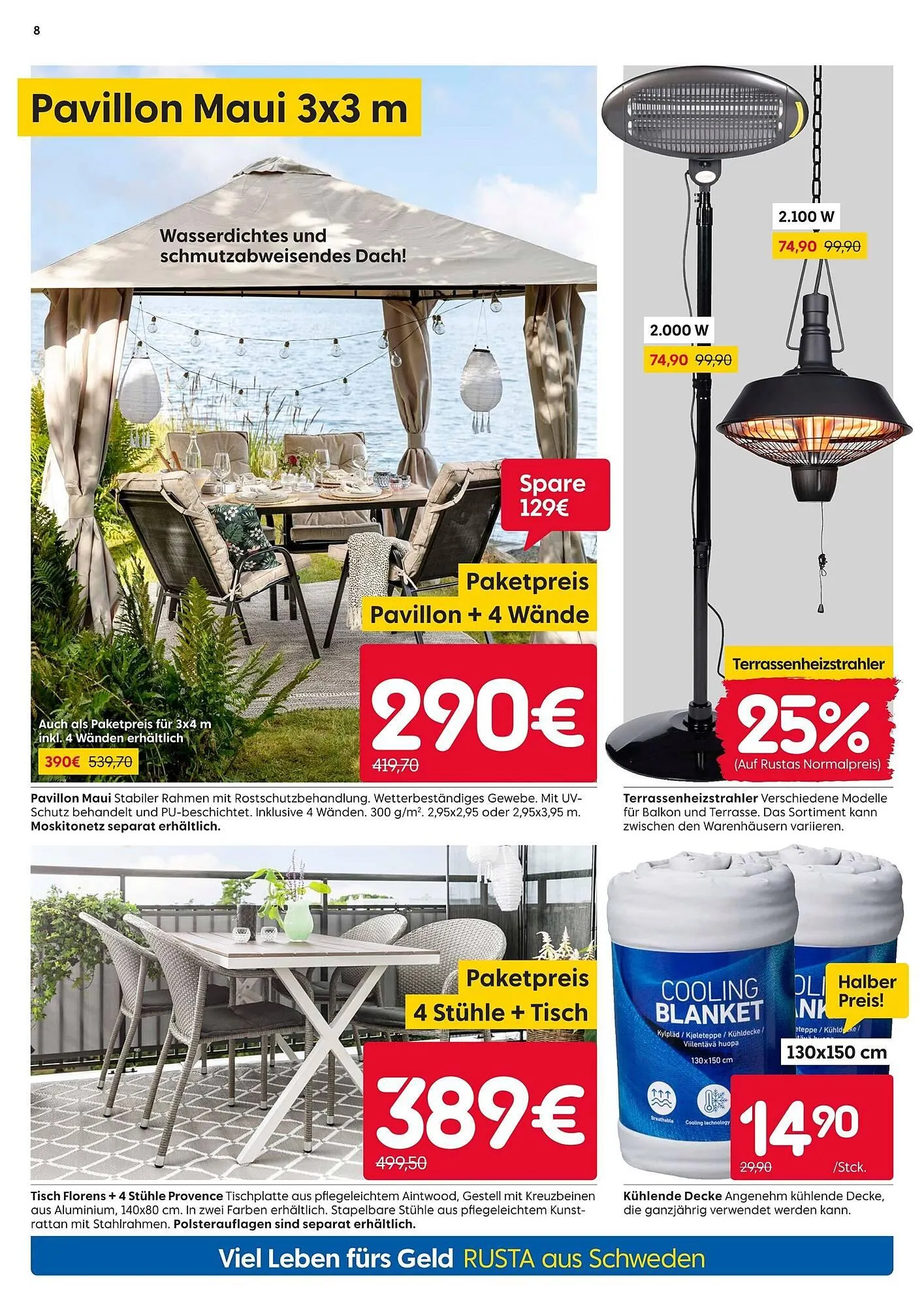 Rusta Prospekt von 14. Juni bis 20. Juni 2025 - Prospekt seite 8