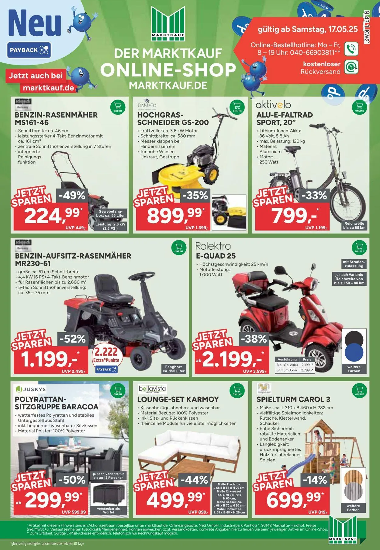 Marktkauf Aktueller Prospekt von 19. Mai bis 24. Mai 2025 - Prospekt seite 43