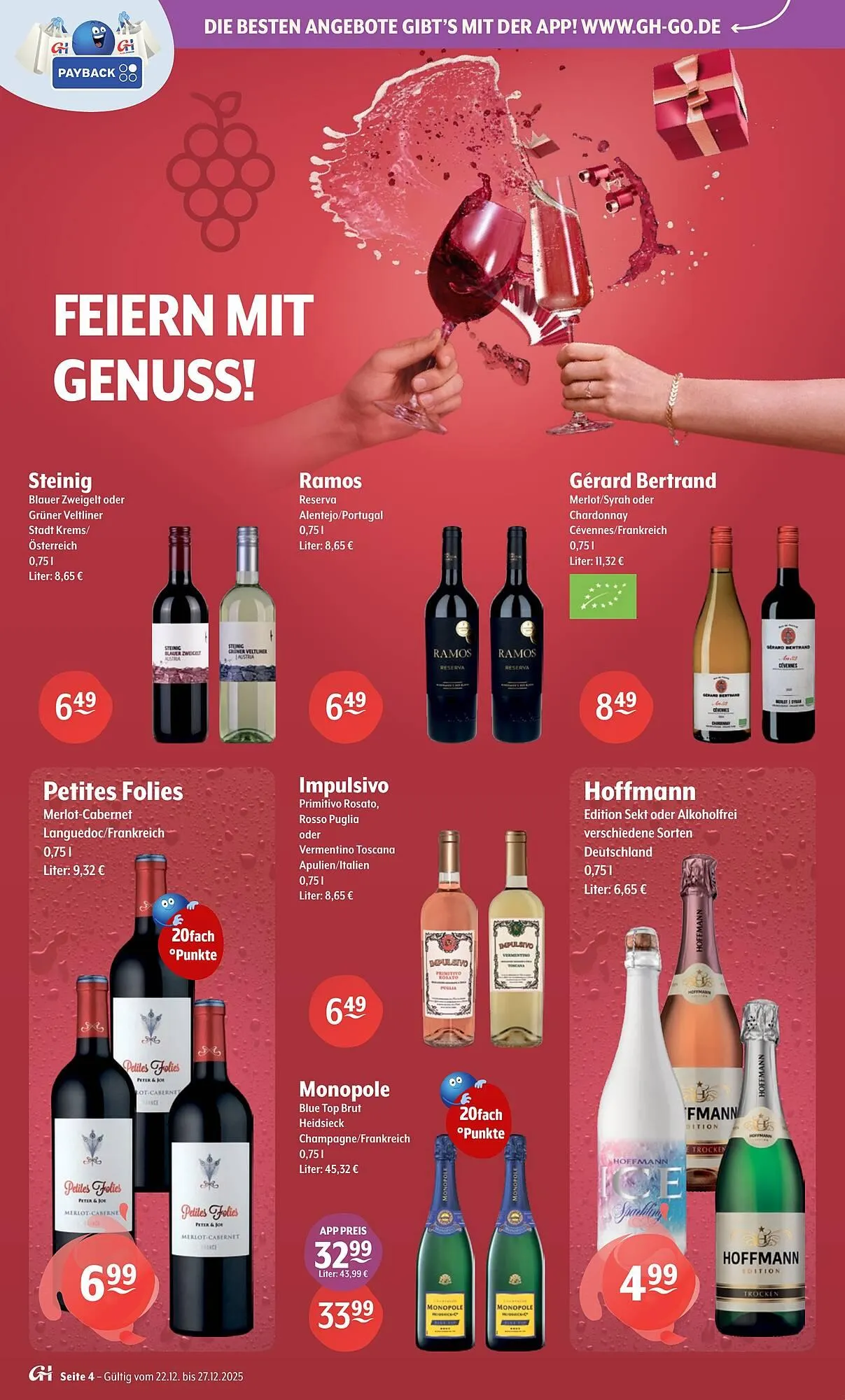 Getränke Hoffmann Prospekt von 22. Dezember bis 27. Dezember 2025 - Prospekt seite 4