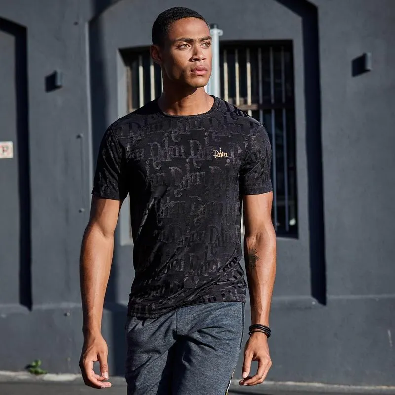 Herren-T-Shirt mit Stickerei