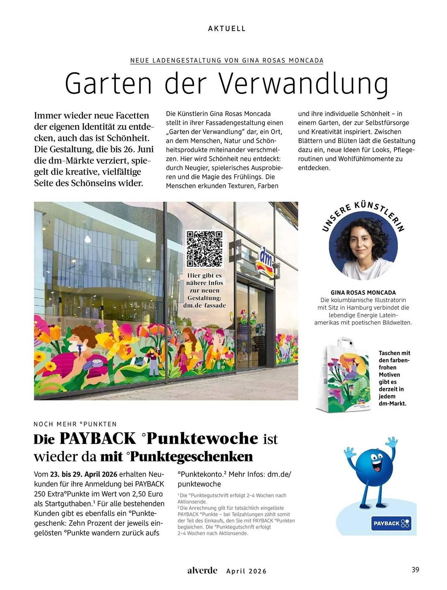 Dm drogerie Magazin von 1. April bis 30. April 2026 - Prospekt seite 39