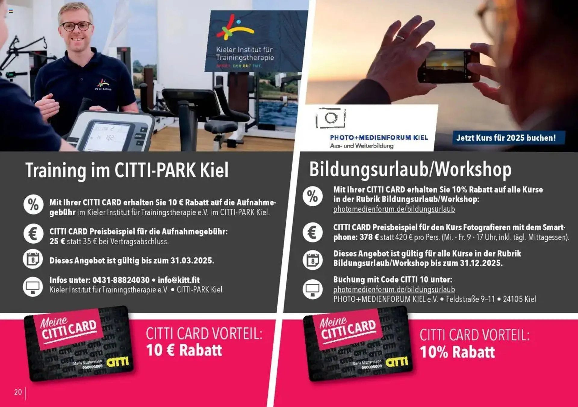 CITTI Markt Prospekt von 1. Januar bis 31. März 2025 - Prospekt seite 20